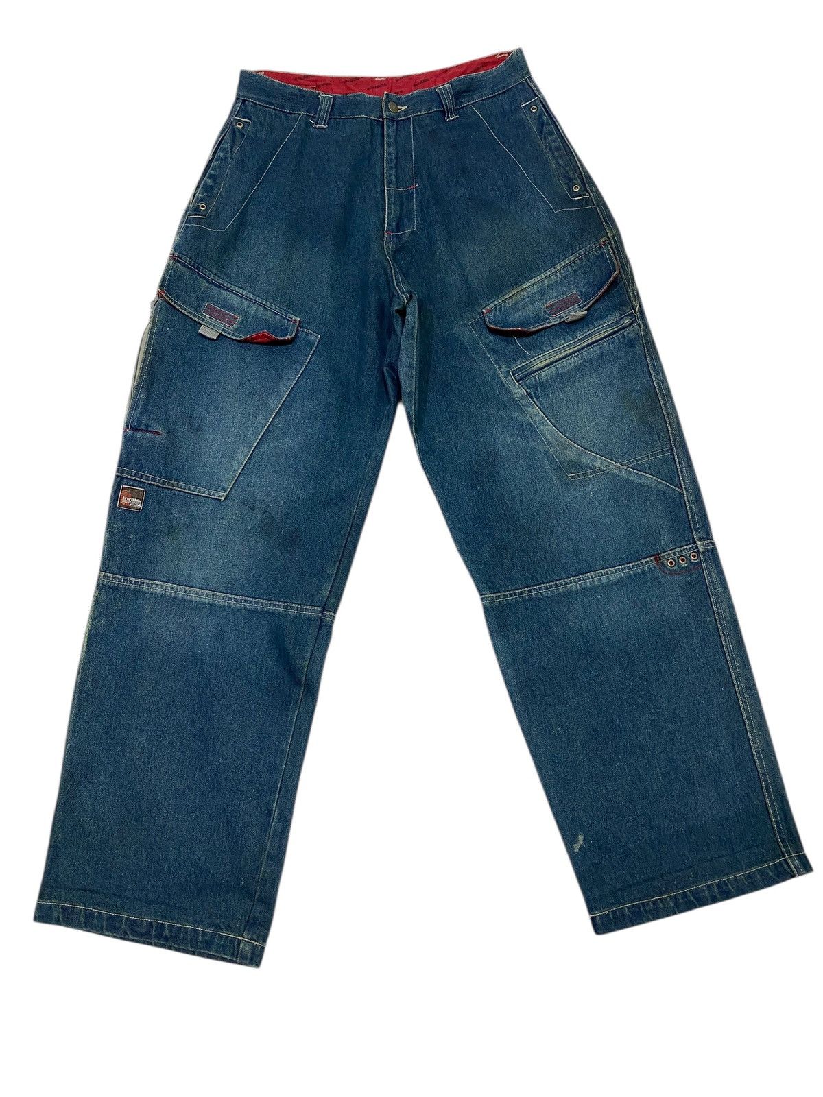 JNCO Thriller baggy jeans / hip hop rap Size US 33 - 2 Thumbnail