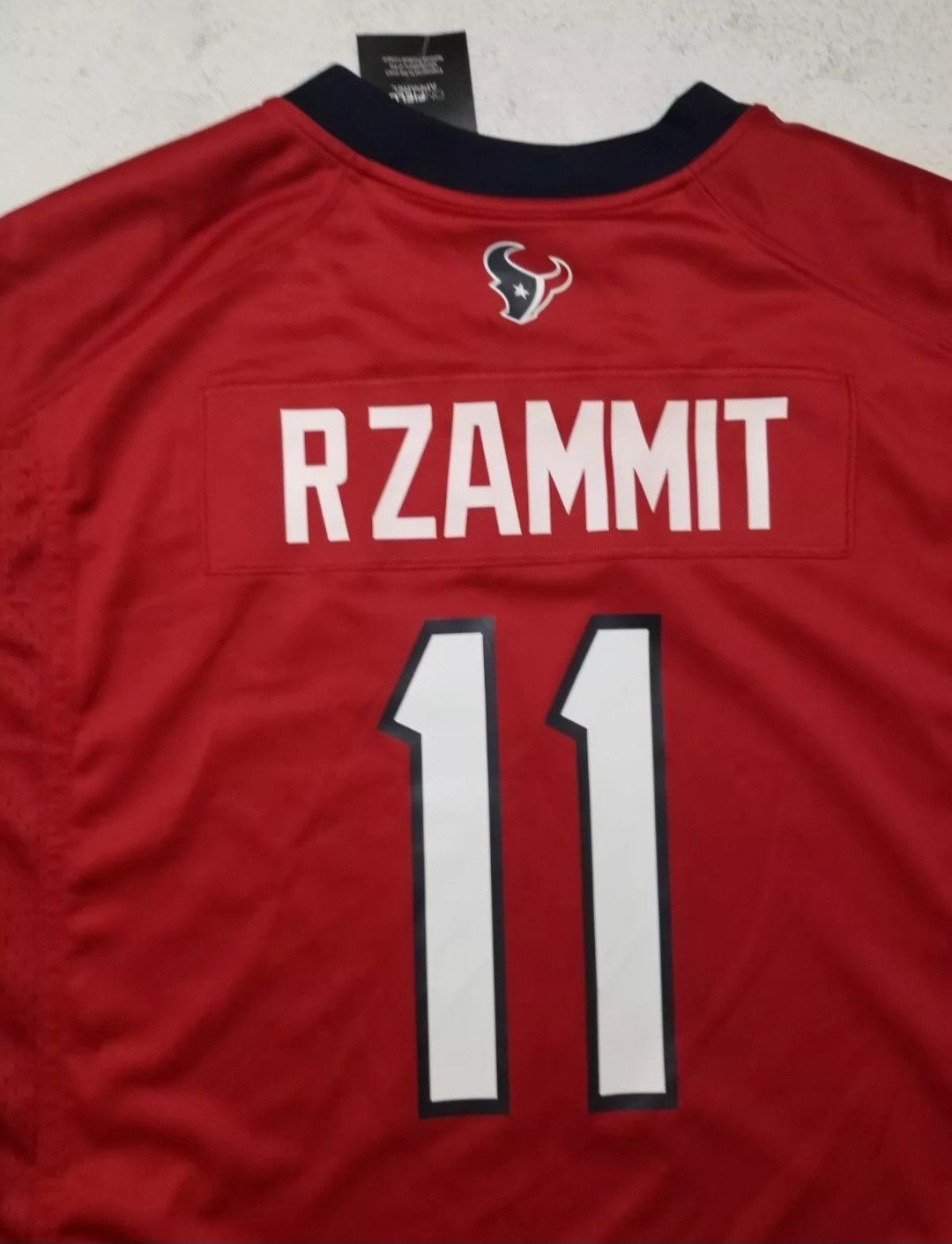 Nike NEW Nike OnField Houston Texans #11 R Zammit NFL Jersey Size US XXL / EU 58 / 5 - 4 Thumbnail