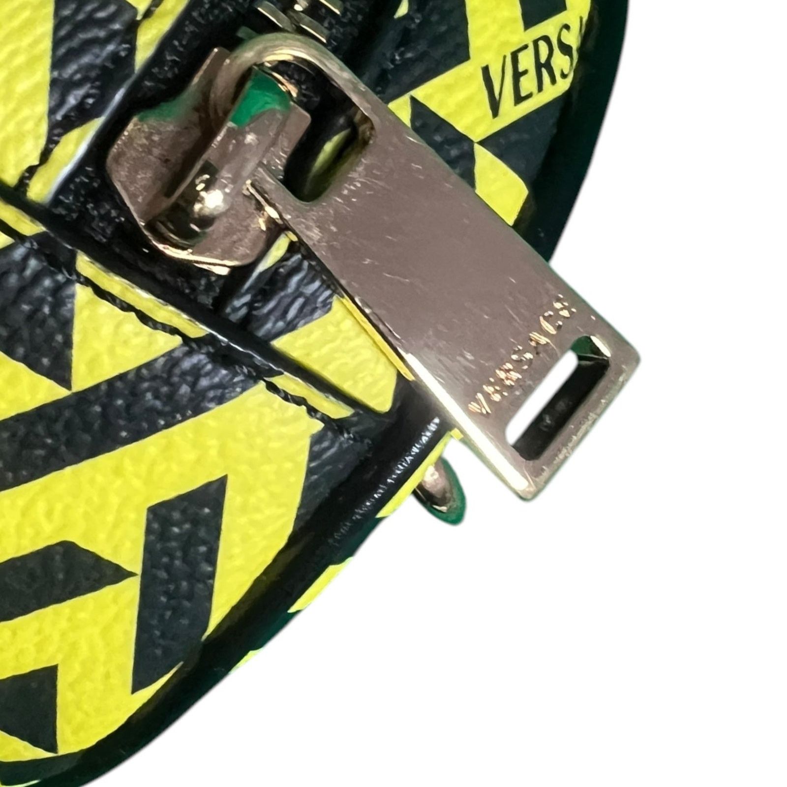 Versace Versace Bright Yellow La Greca Round Pouch Coin Belt Bag Size ONE SIZE - 5 Thumbnail