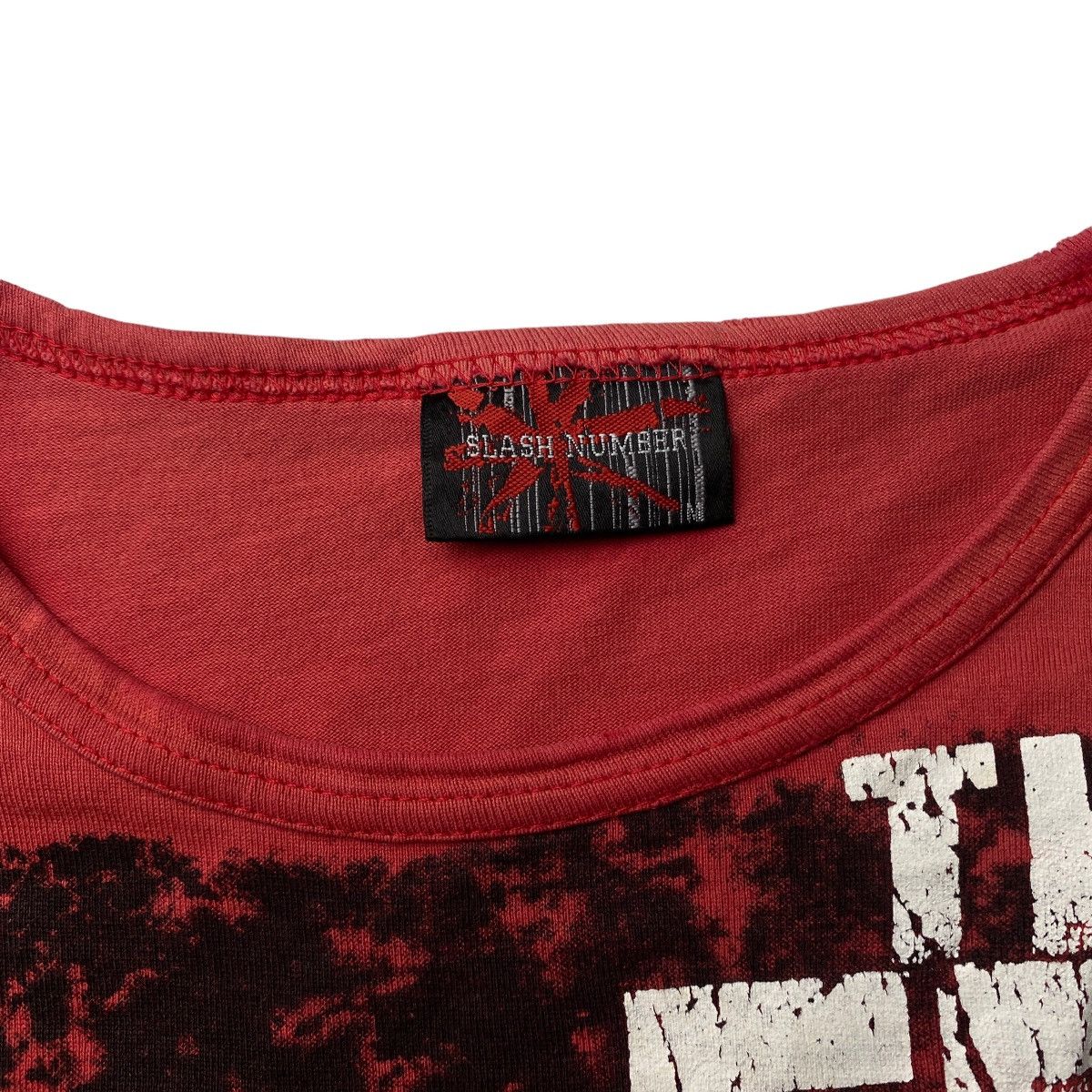If Six Was Nine 2000's Slash Number Poem Two Tone Longsleeve Size US M / EU 48-50 / 2 - 6 Thumbnail