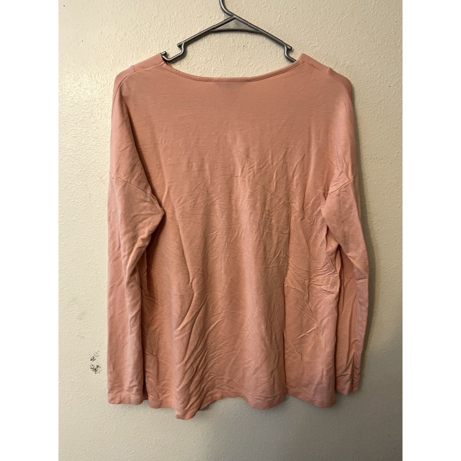 Banana Republic Banana Republic Sweater Small Pink V-Neck Cotton Rayon Blend Size S / US 4 / IT 40 - 3 Thumbnail
