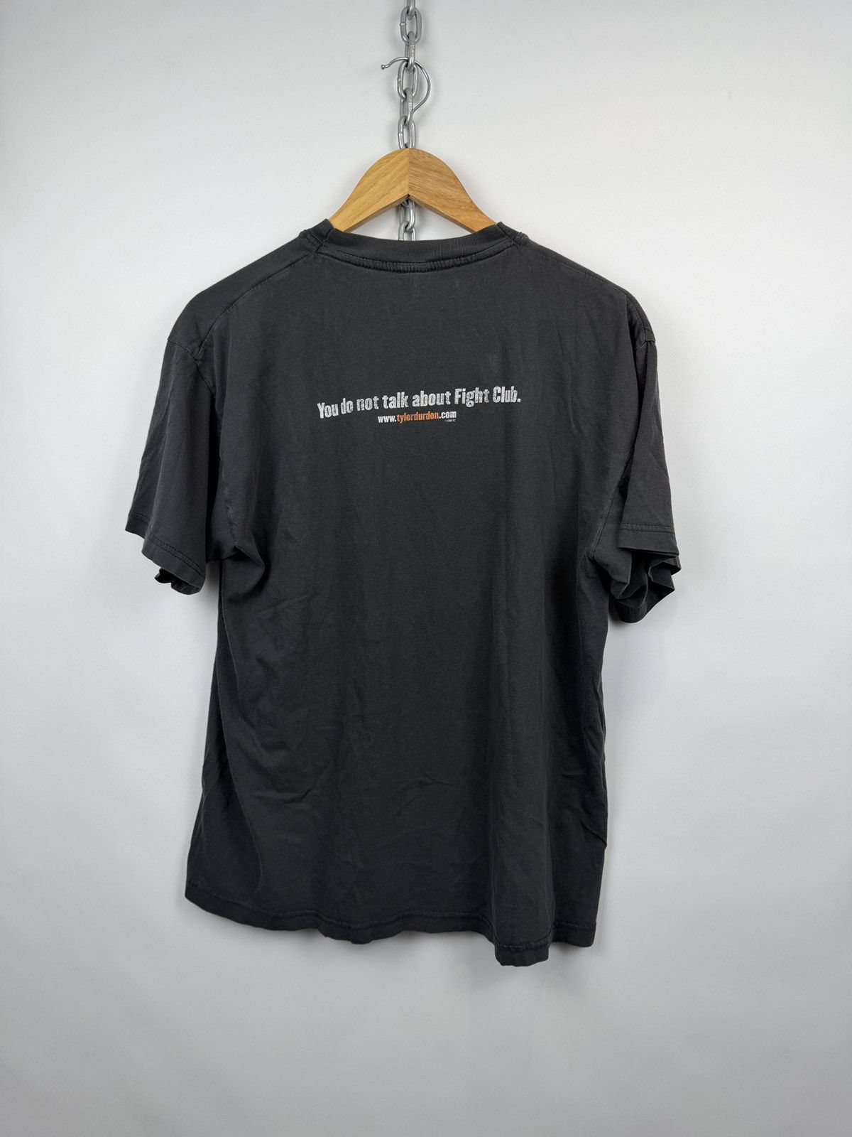 90s Fight Club Promo Shirt Tyler in Black, Men's — image 5 of 6
