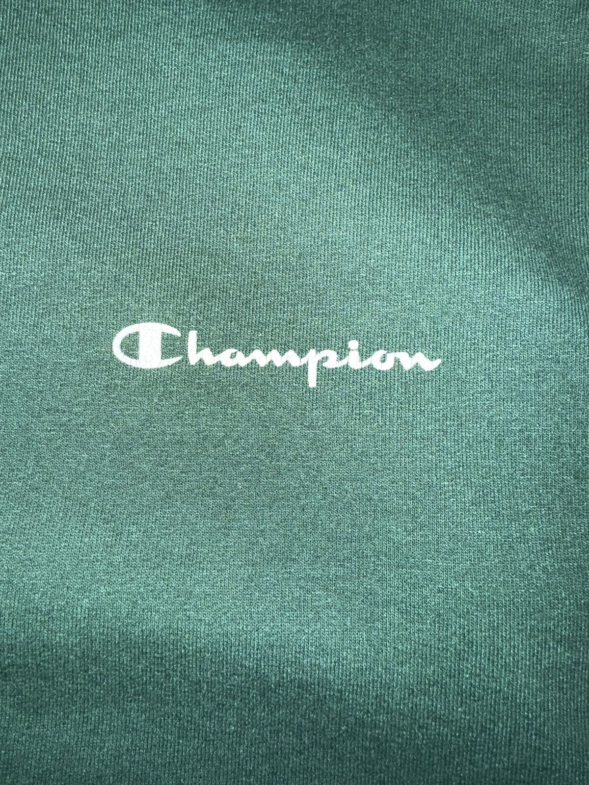 Champion Vintage Champion Crewneck Sweatshirt Green Script L Size US L / EU 52-54 / 3 - 3 Thumbnail