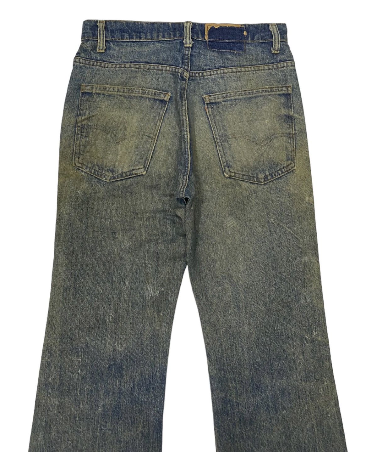 Levi's 🔥Thrashed Orange Tab Levi’s Flare Distress Bootcut Jean Size US 31 - 6 Thumbnail