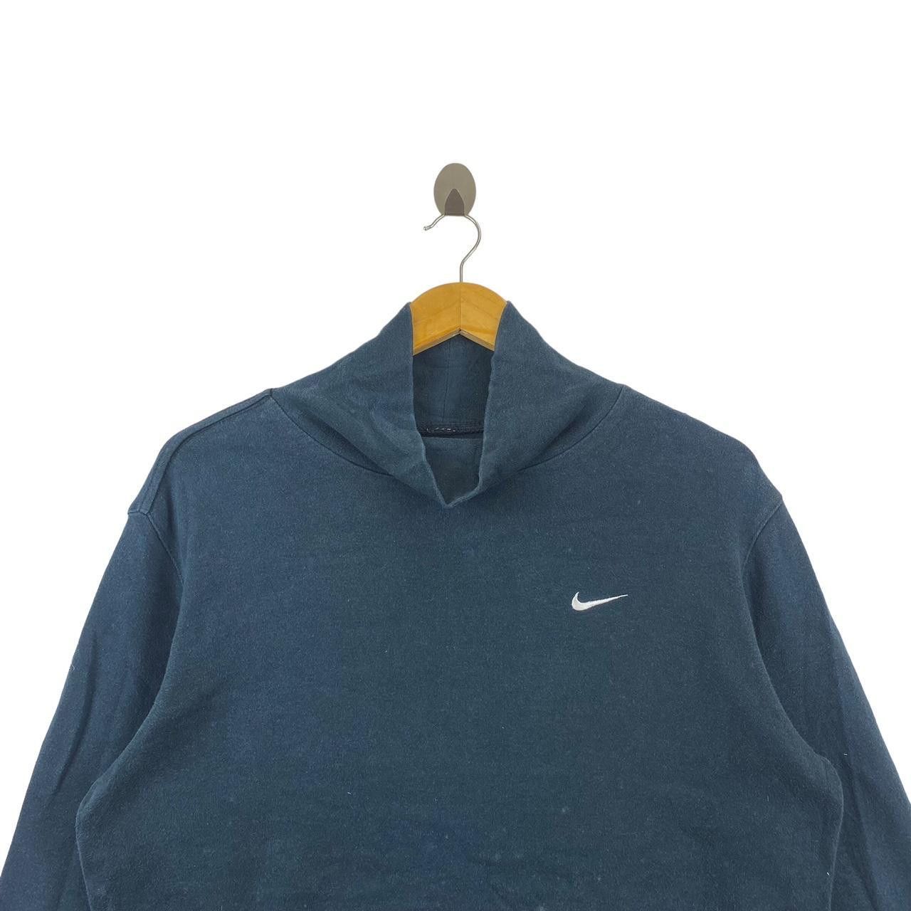 Nike NIKE SWOOSH LOGO Embroidered Turtleneck Sweatshirt Sweater Size L / US 10 / IT 46 - 3 Thumbnail