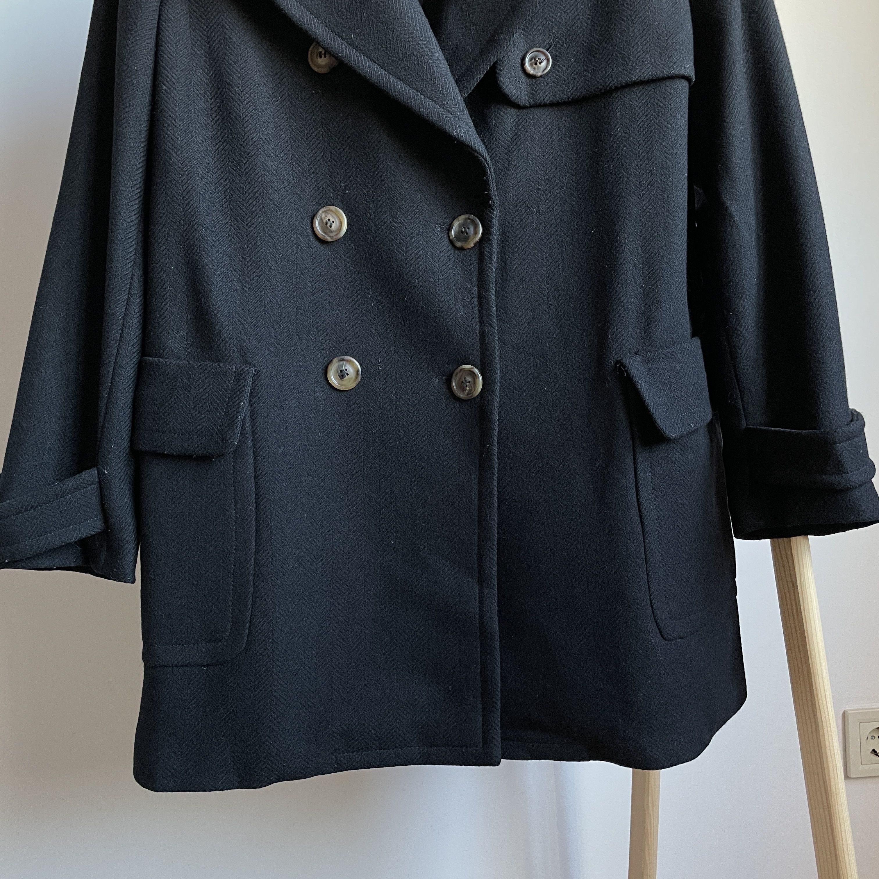 See by Chloe See by Chloe Womens Double Breasted Wool Blend Coat Size L / US 10 / IT 46 - 6 Thumbnail