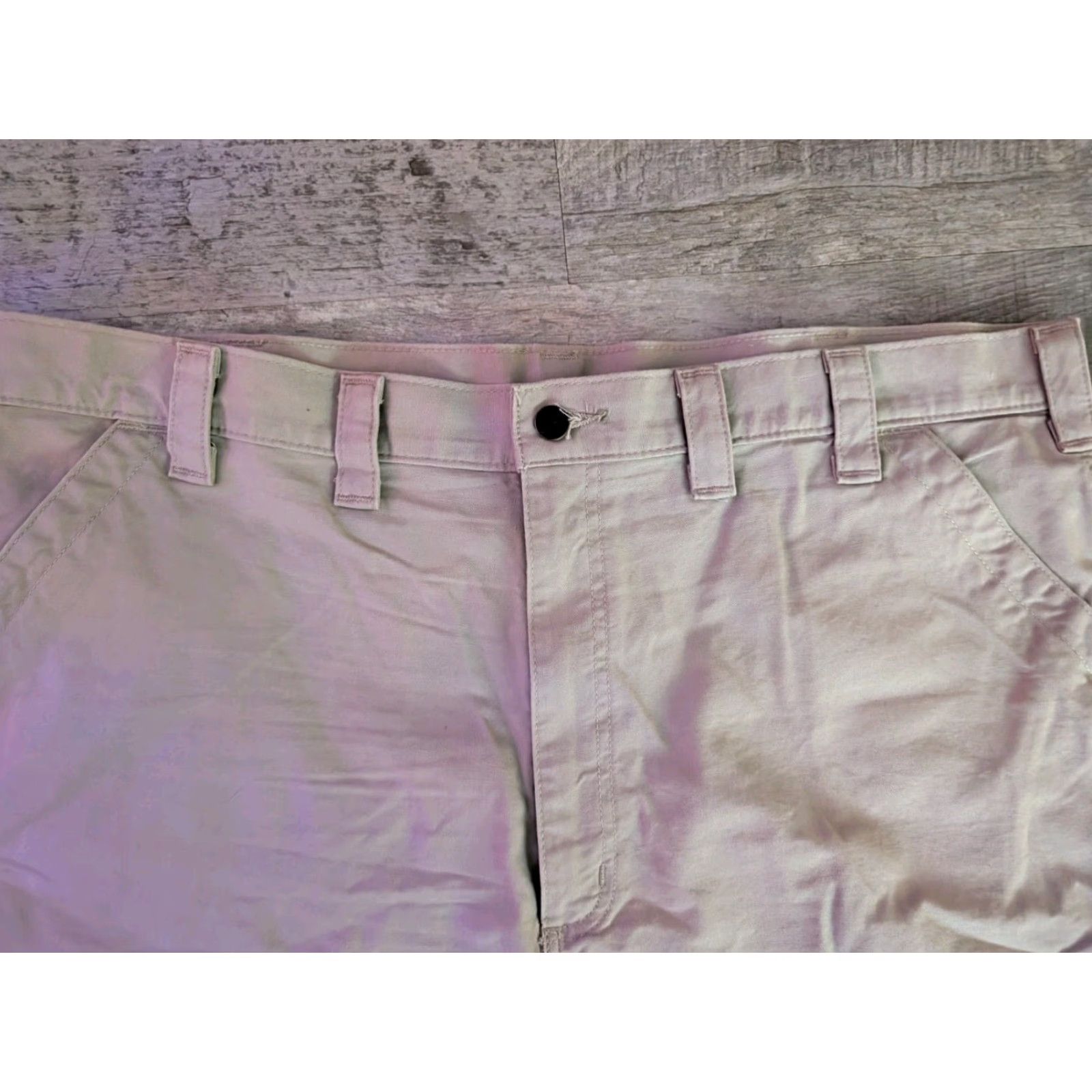 Carhartt Carhartt Shorts Men’s 44 Tan Loose Fit Canvas Utility B147 Tan 11" Inseam Size US 44 / EU 60 - 2 Thumbnail