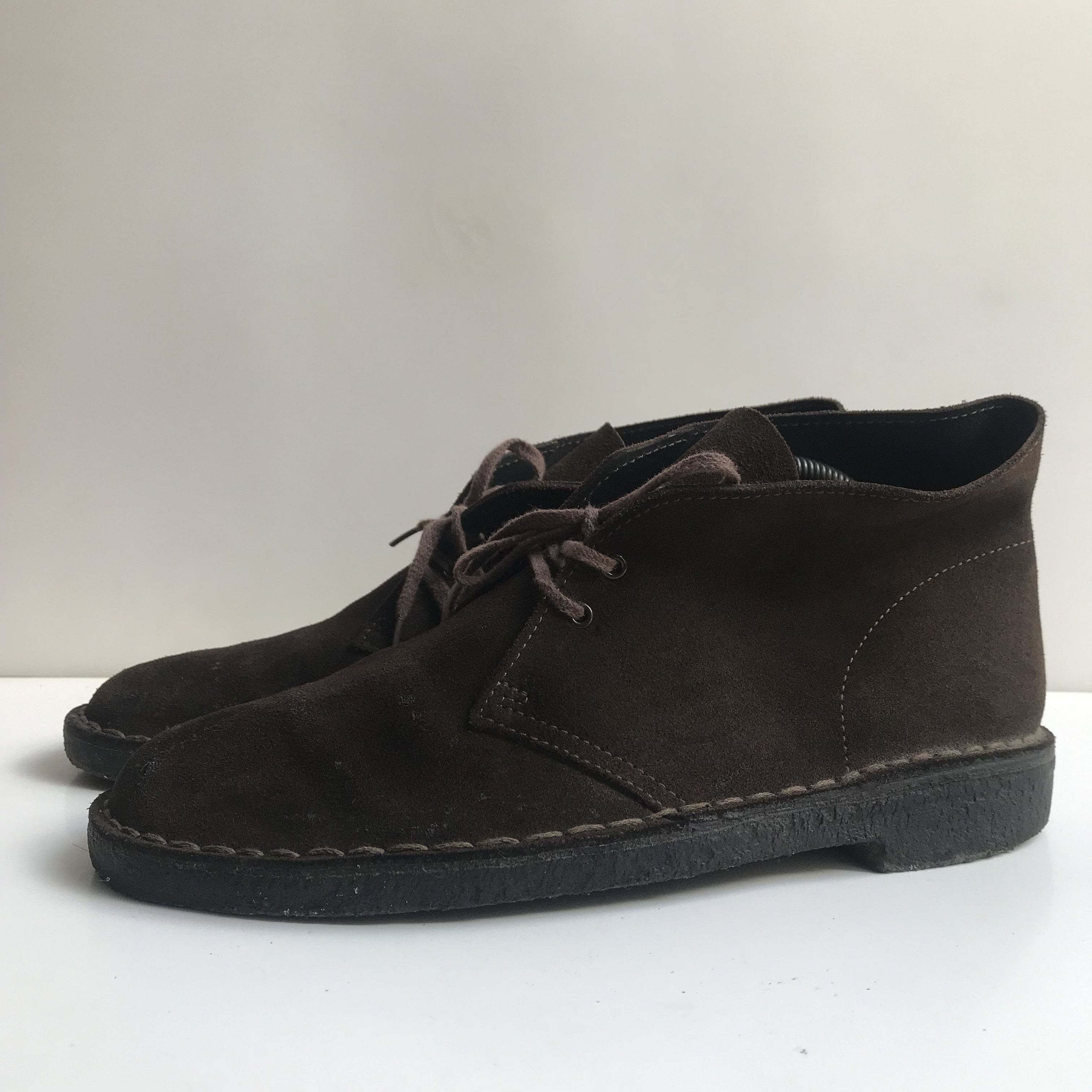 Clarks Vintage MK1 Clarks Dessert Boots Dark Brown Chocolate Suede Size US 8.5 / EU 41-42 - 3 Thumbnail