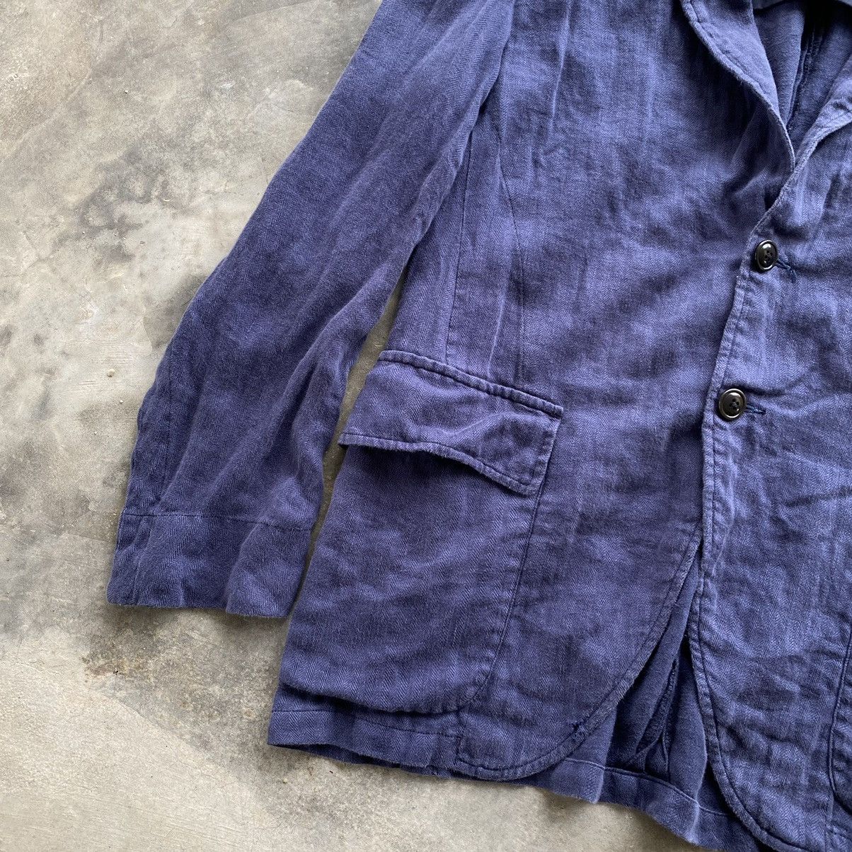 Haversack HAVERSACK Navy Linen Blazer Jacket Size US M / EU 48-50 / 2 - 2 Thumbnail