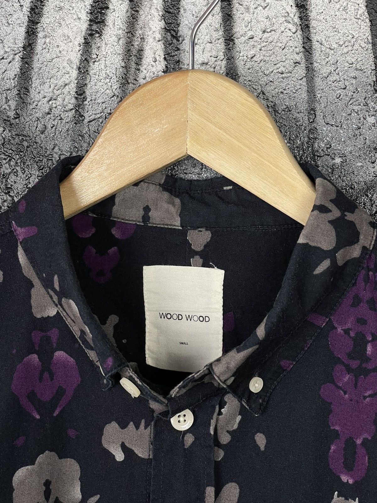 Japanese Brand × Wood Wood Wood Wood Rorschach Printed Button Up Shirt Men’s Size S Size US S / EU 44-46 / 1 - 7 Thumbnail