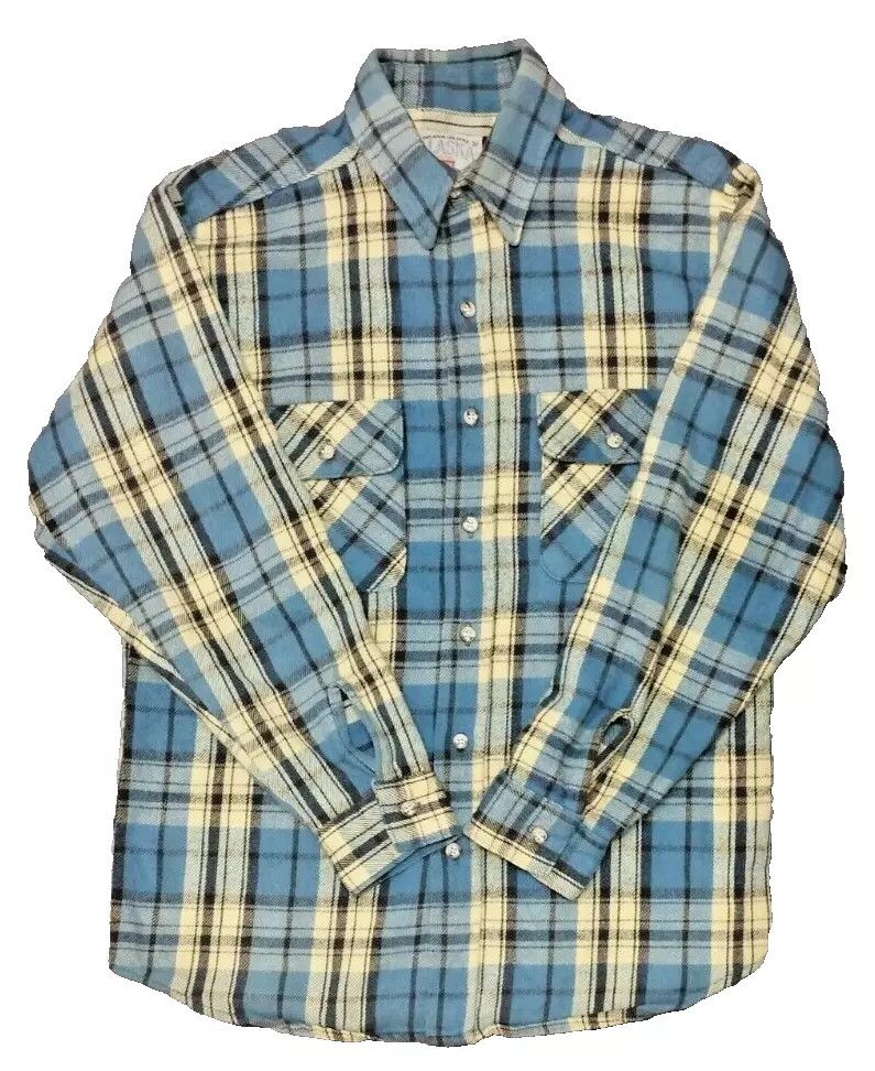 Levi's × Levi's Vintage Clothing LEVI'S OUTDOOR LIFESTYLE ALASKA Flannel Shirt Men Size L Size US L / EU 52-54 / 3 - 3 Thumbnail