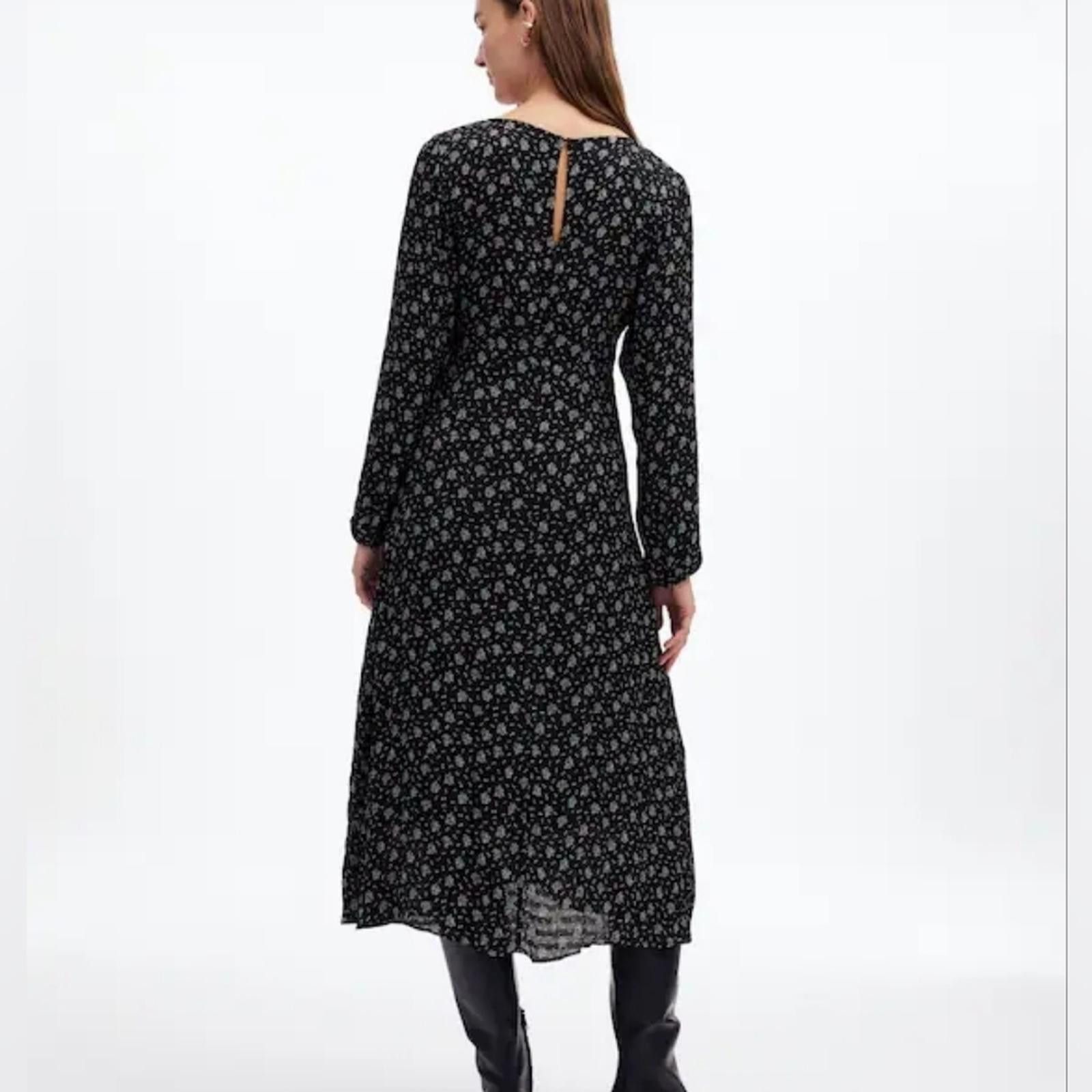 Madewell NWT Madewell Ruched Midi Dress Size S / US 4 / IT 40 - 6 Thumbnail
