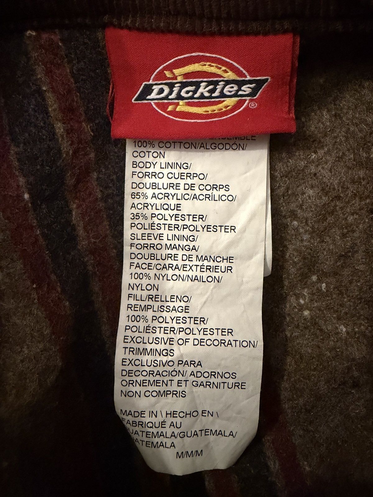 Dickies Dickies brown blanket lined work jacket Size US M / EU 48-50 / 2 - 3 Thumbnail