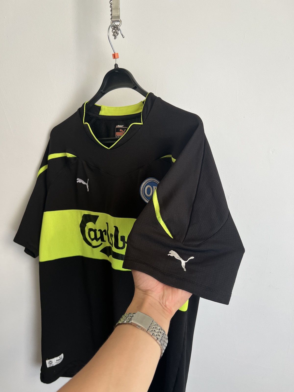 Puma Odense BK Match Worn Shirt Size US XL / EU 56 / 4 - 4 Thumbnail
