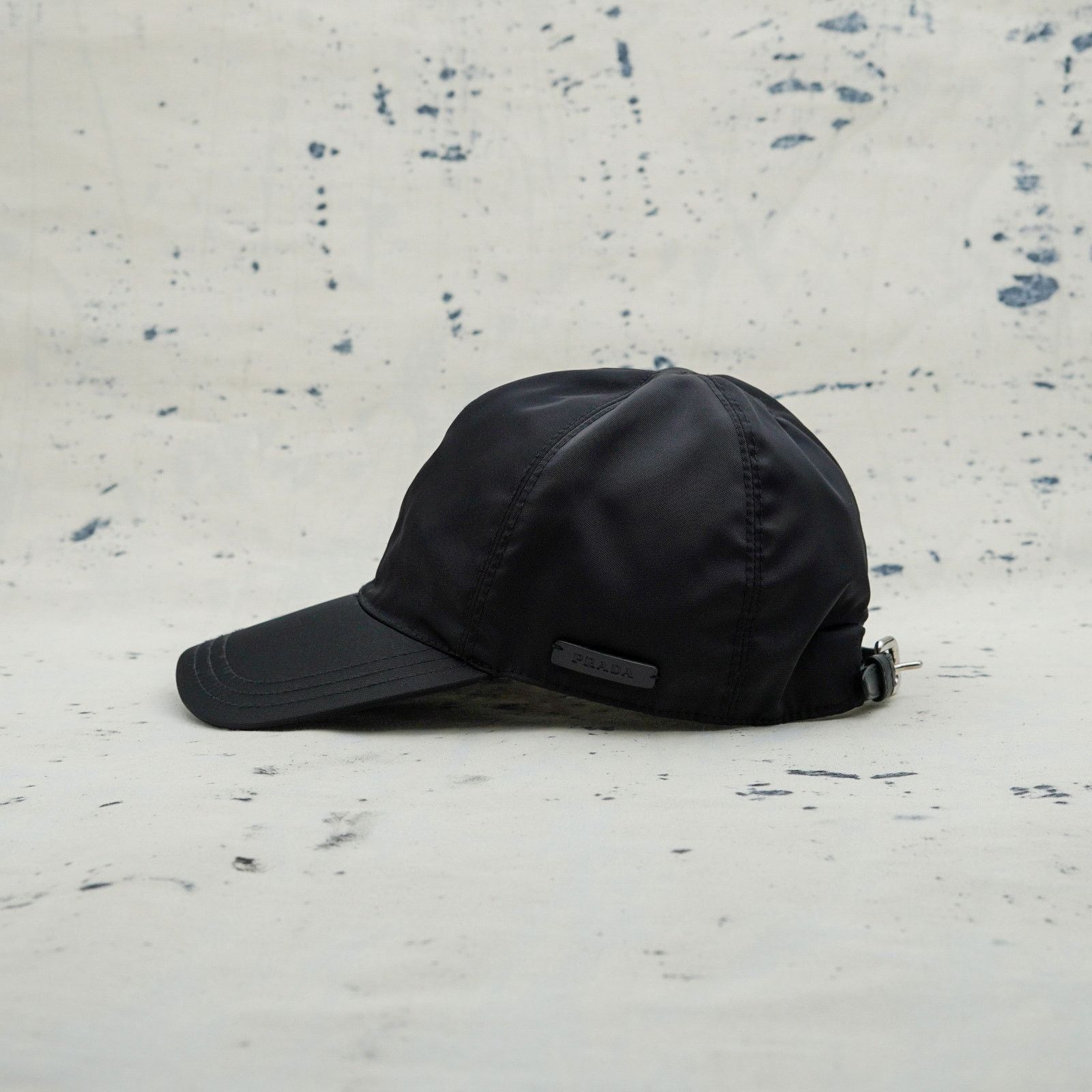 Prada Vintage prada milano black tab logo nylon baseball cap hat Size ONE SIZE - 3 Thumbnail