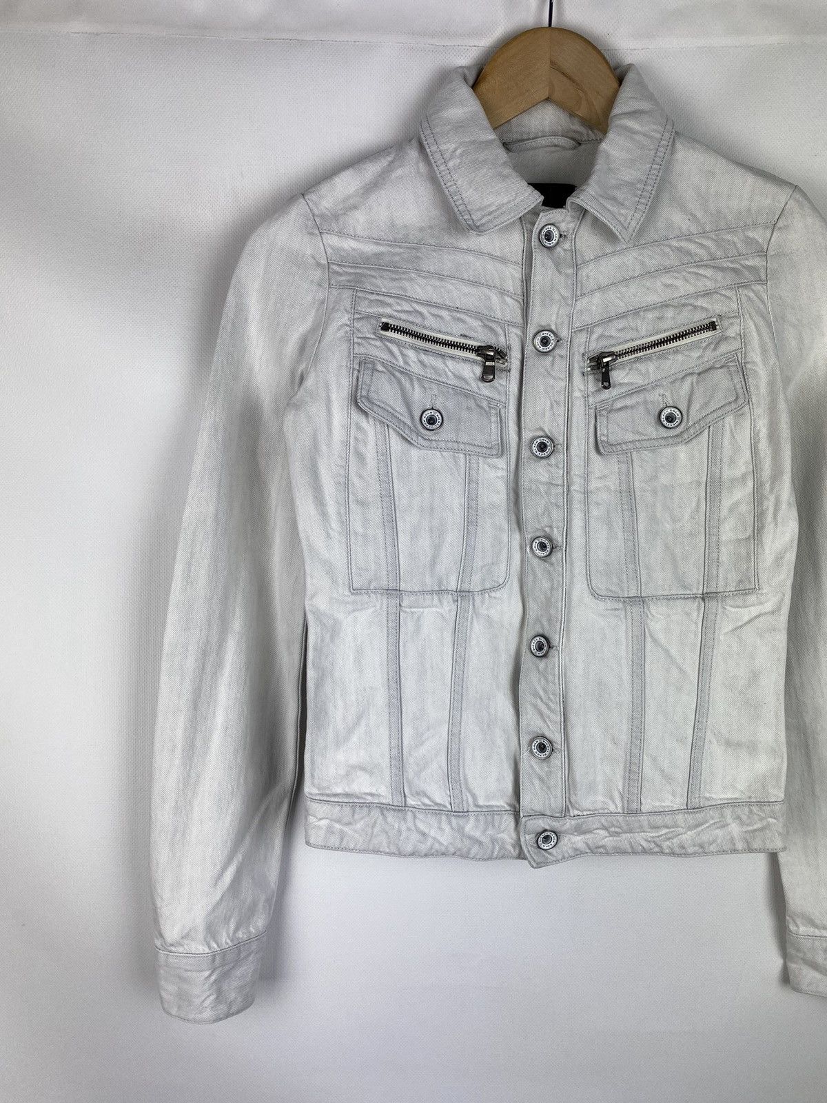 Diesel × Diesel Black Gold Diesel Black Gold ladies denim trucker jacket size 38 / M Size M / US 6-8 / IT 42-44 - 2 Thumbnail