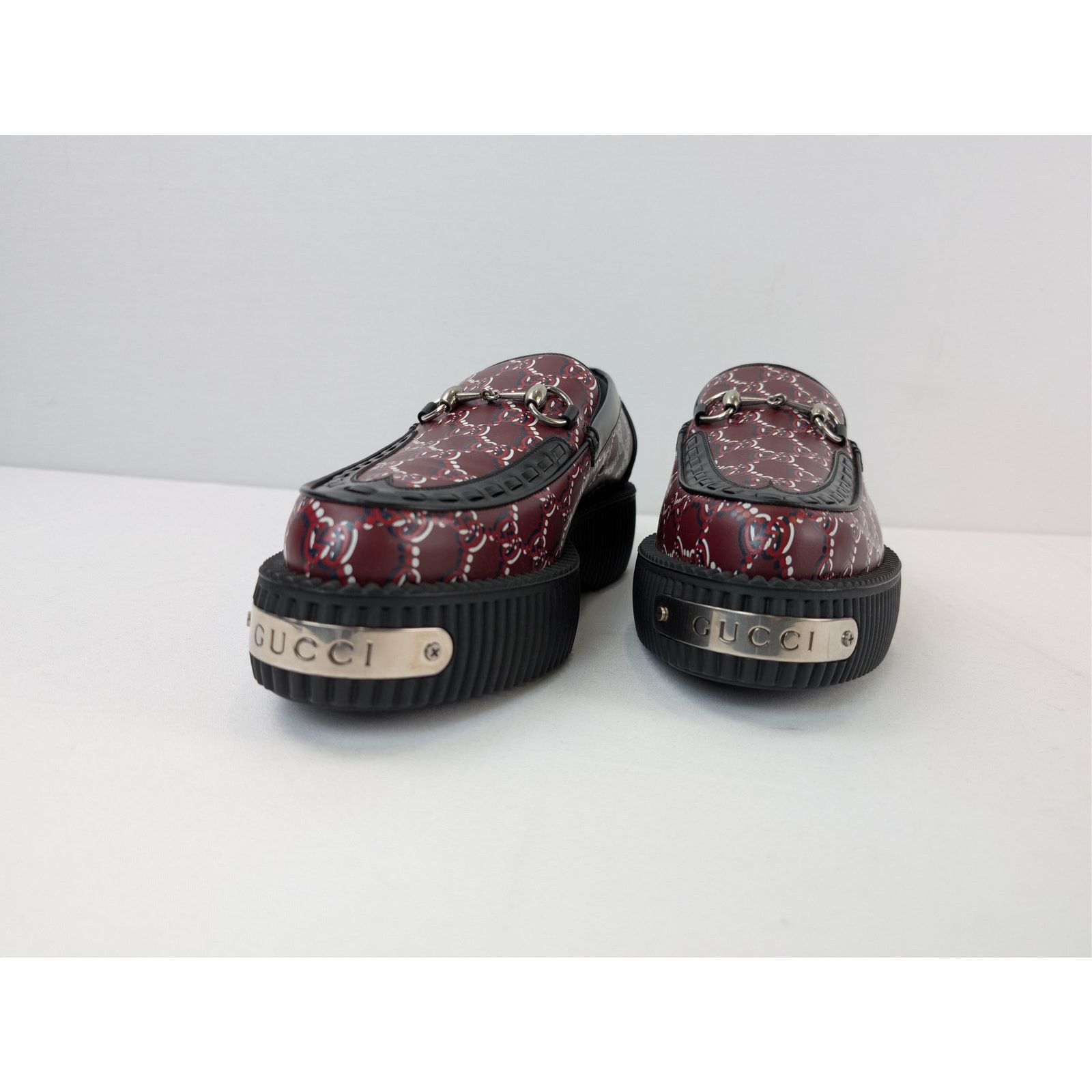 Gucci o1rshd1 Horsebit Creeper Loafer Boots with GG Shadow Size US 6.5 / EU 39-40 - 7 Thumbnail