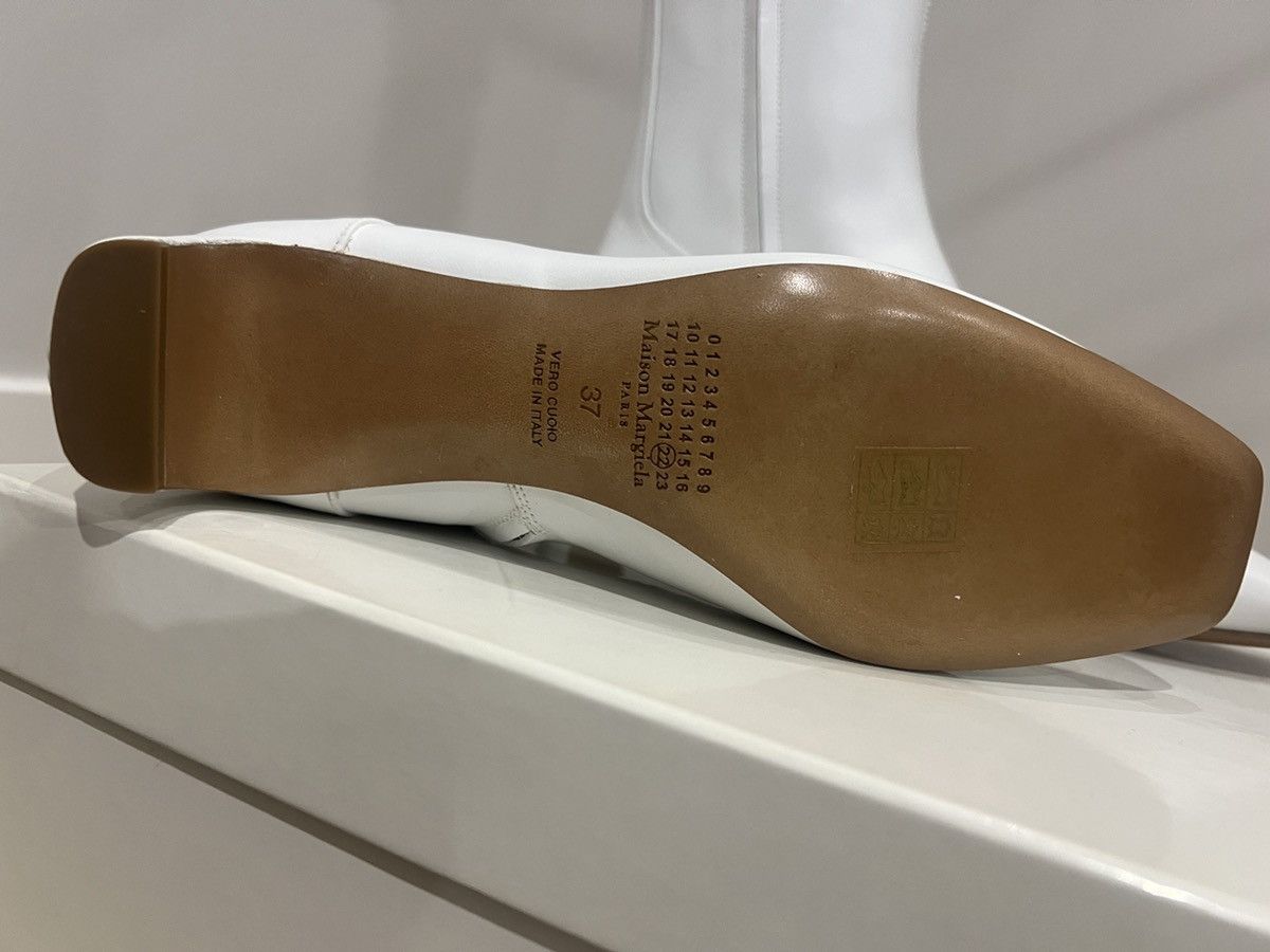 Maison Margiela MAISON MARGIELA WHITE BOOT HEELS Size US 7 / IT 37 - 3 Thumbnail