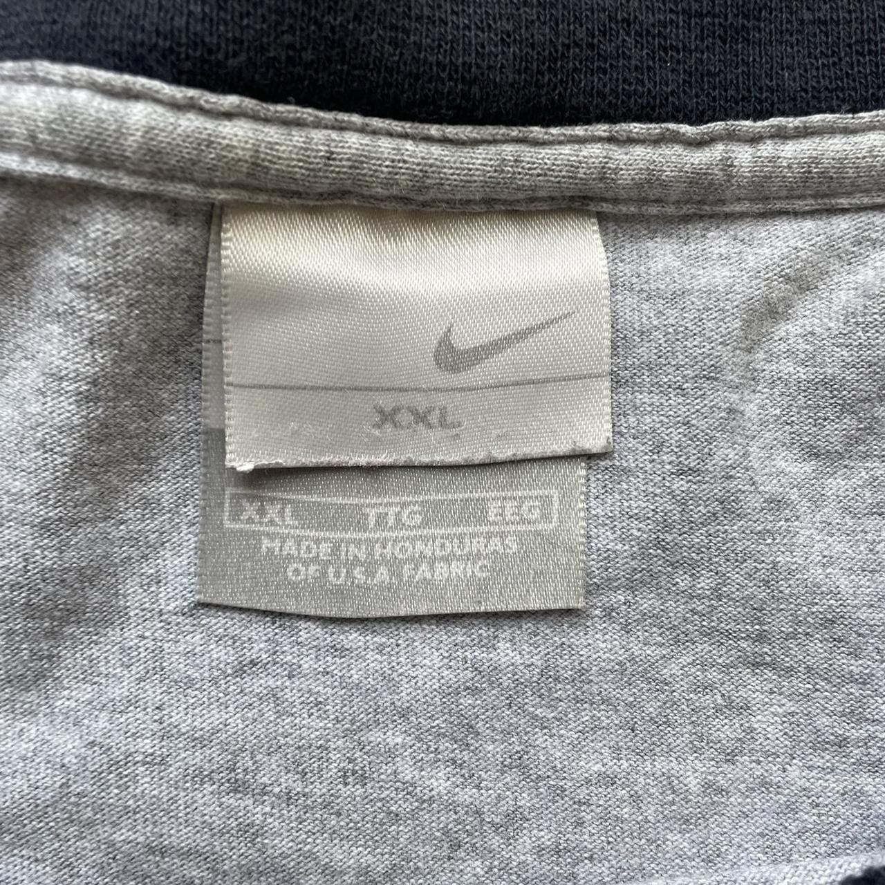 Nike × Vintage Vintage Y2K Nike Ringer Embroidered Swoosh Shirt Size US XXL / EU 58 / 5 - 3 Thumbnail