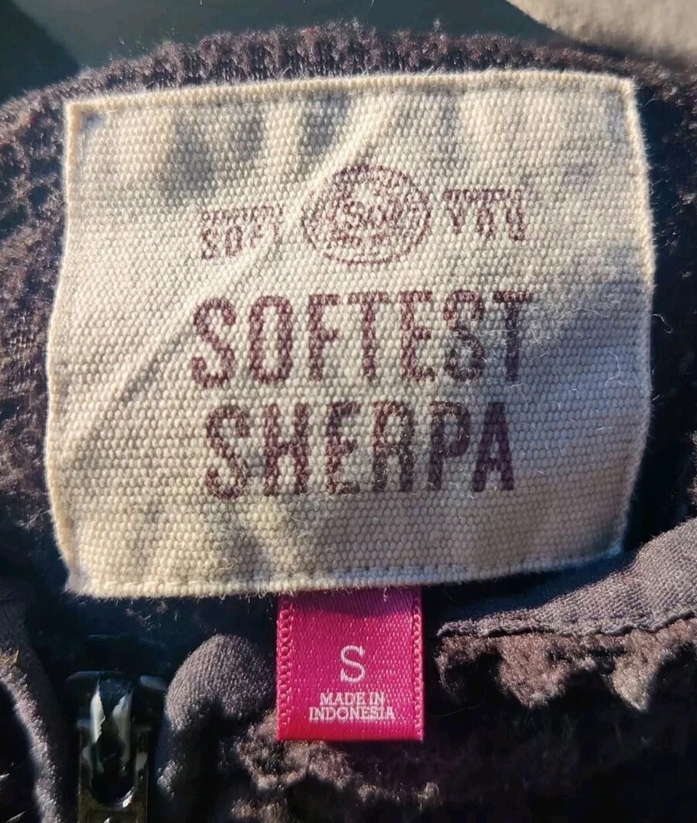 Sonoma Target Sonoma Womens Small Softest Teddy Sherpa Hoodie Black Size S / US 4 / IT 40 - 12 Thumbnail