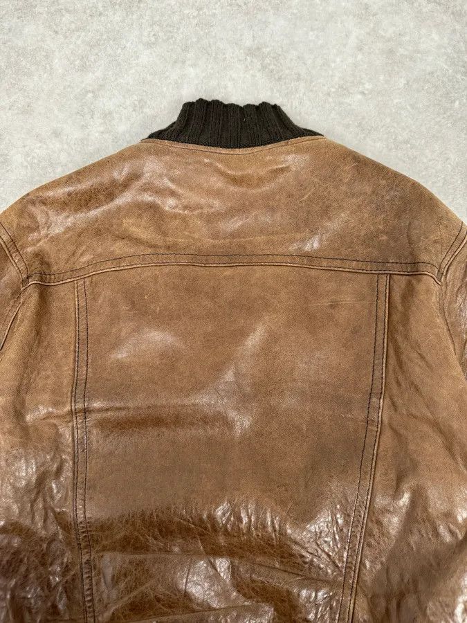 Daniele Alessandrini 2000s Daniele Alessandrini Brown Leather Jacket Size US M / EU 48-50 / 2 - 8 Thumbnail