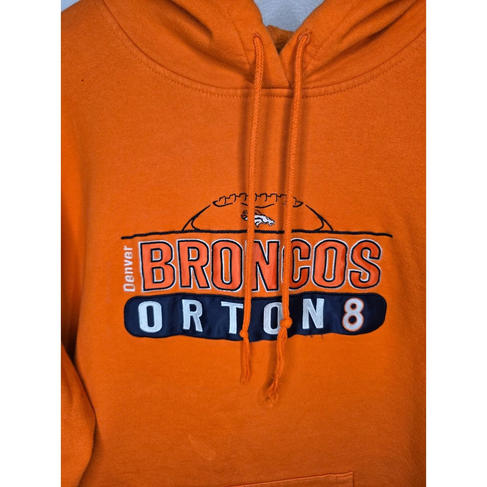 Reebok Denver Broncos Orange Hoodie Reebok Mens 2XL Kyle Orton 8 Size US XXL / EU 58 / 5 - 2 Thumbnail