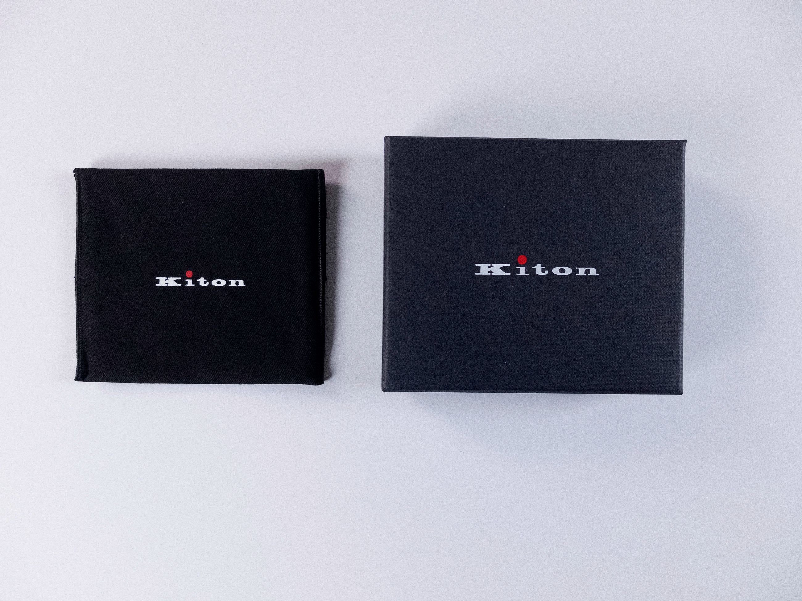 Kiton KITON hand stitched brown leather wallet authentic Size ONE SIZE - 9 Thumbnail