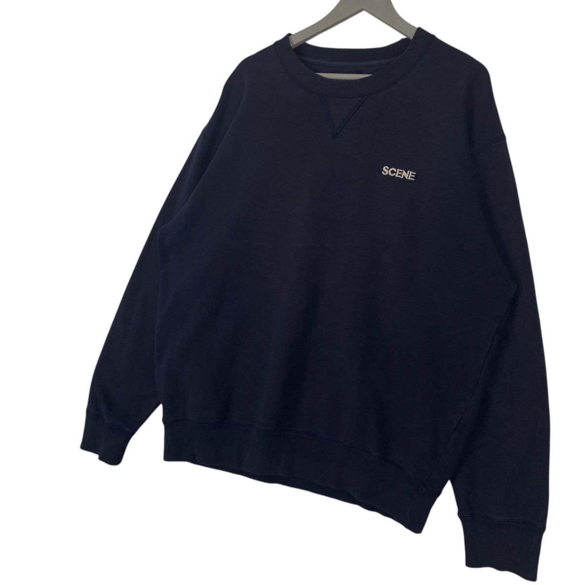 Other Vintage Scene Japan Sweatshirt Crewneck Navy Blue Back Hit Size US L / EU 52-54 / 3 - 3 Thumbnail