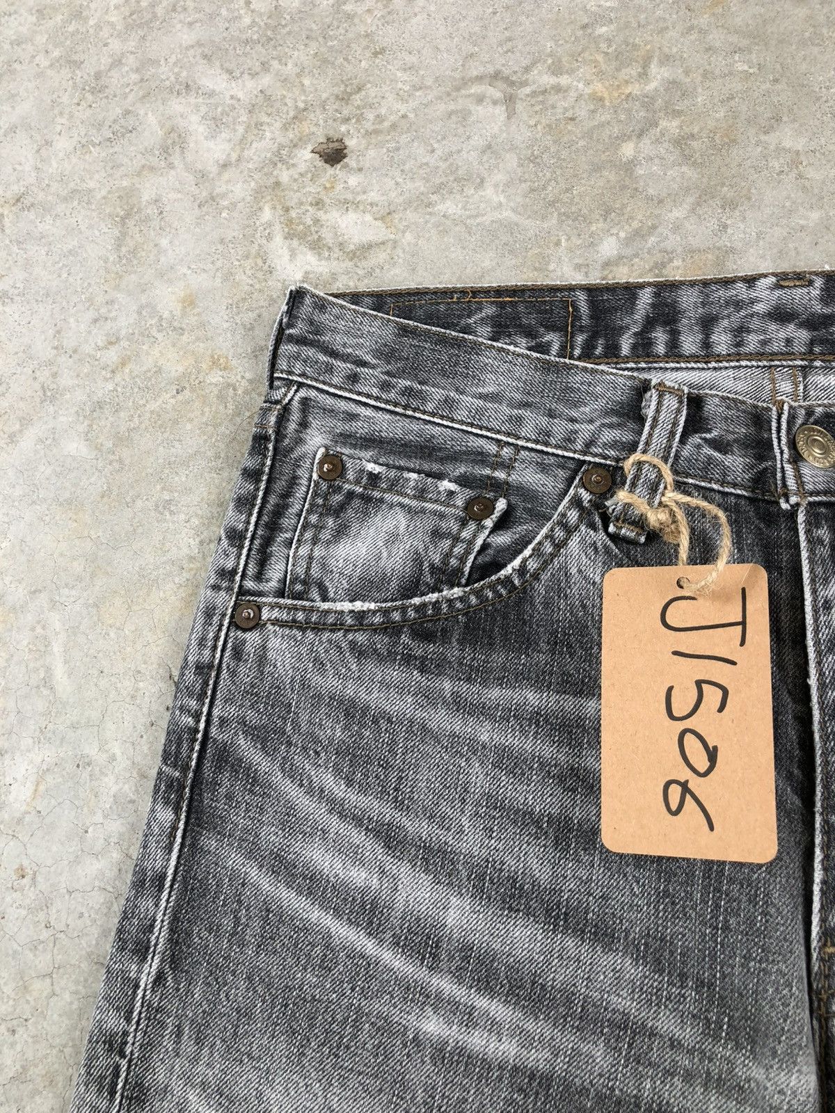 If Six Was Nine Levis 517 Flared Jeans Bootcut Distressed Jeans Size US 29 - 14 Thumbnail