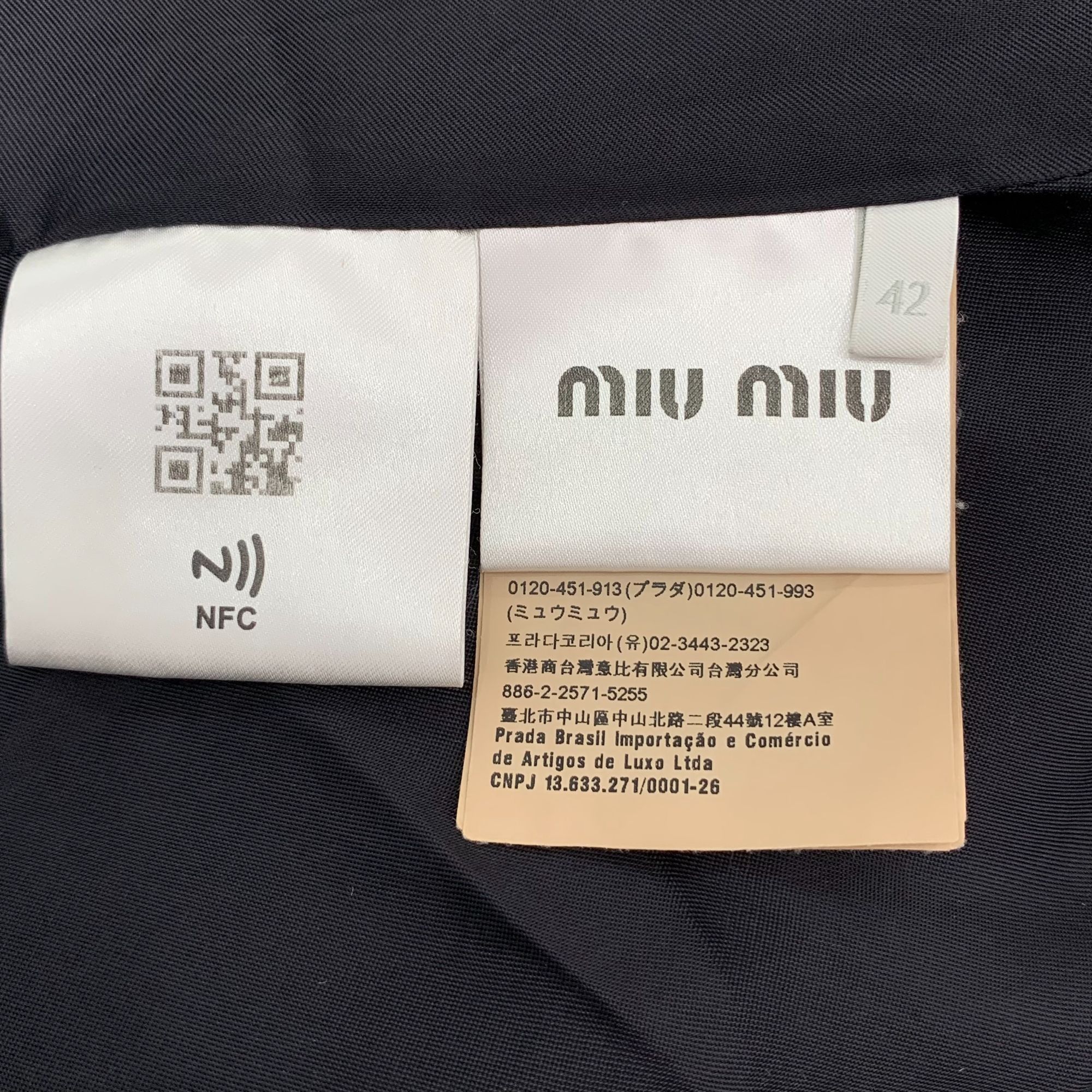 Miu Miu Vintage Miu Miu Girls Red Wool Blend Double-Breasted Coat W/ Size M / US 6-8 / IT 42-44 - 8 Thumbnail