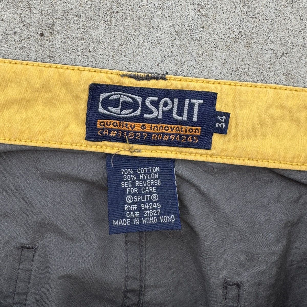 Vintage Vintage Split Cargo Pants Baggy Size US 34 / EU 50 - 13 Thumbnail