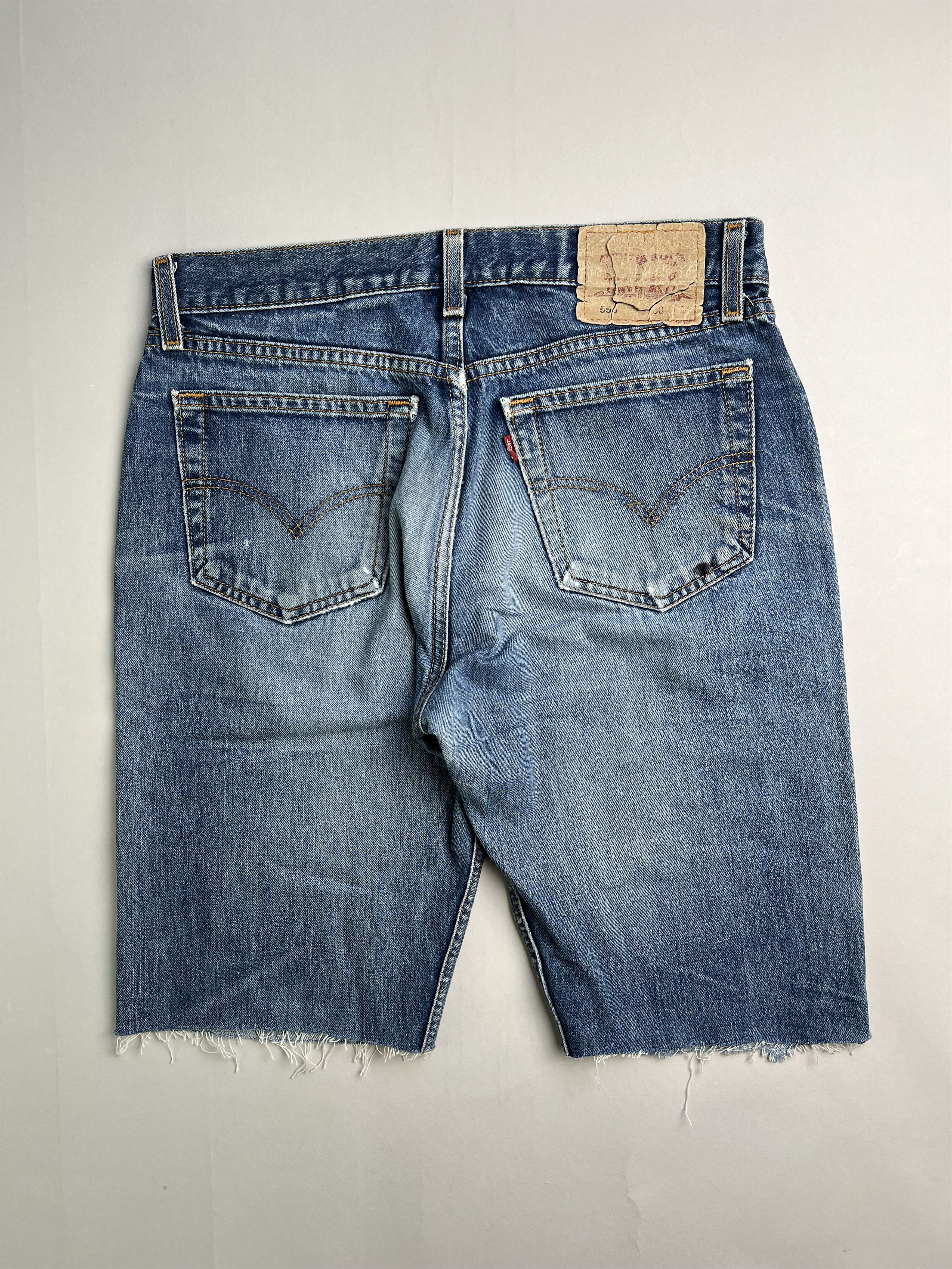 Levi's Levis 550 Jeans Shorts Light Blue W30 Size US 30 / EU 46 - 2 Thumbnail