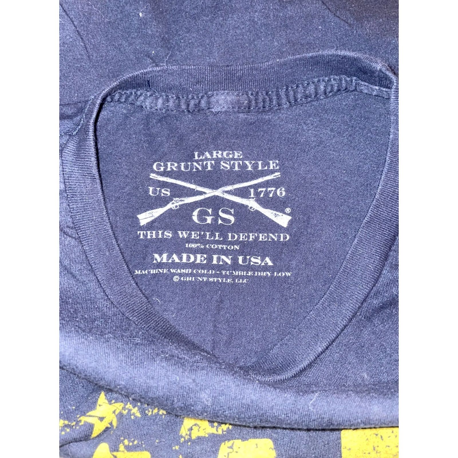 Vintage Grunt Style T-Shirt Mens L 100% Cotton Black Made In The USA Graphic USA The Darkness Shirt Size US L / EU 52-54 / 3 - 5 Thumbnail