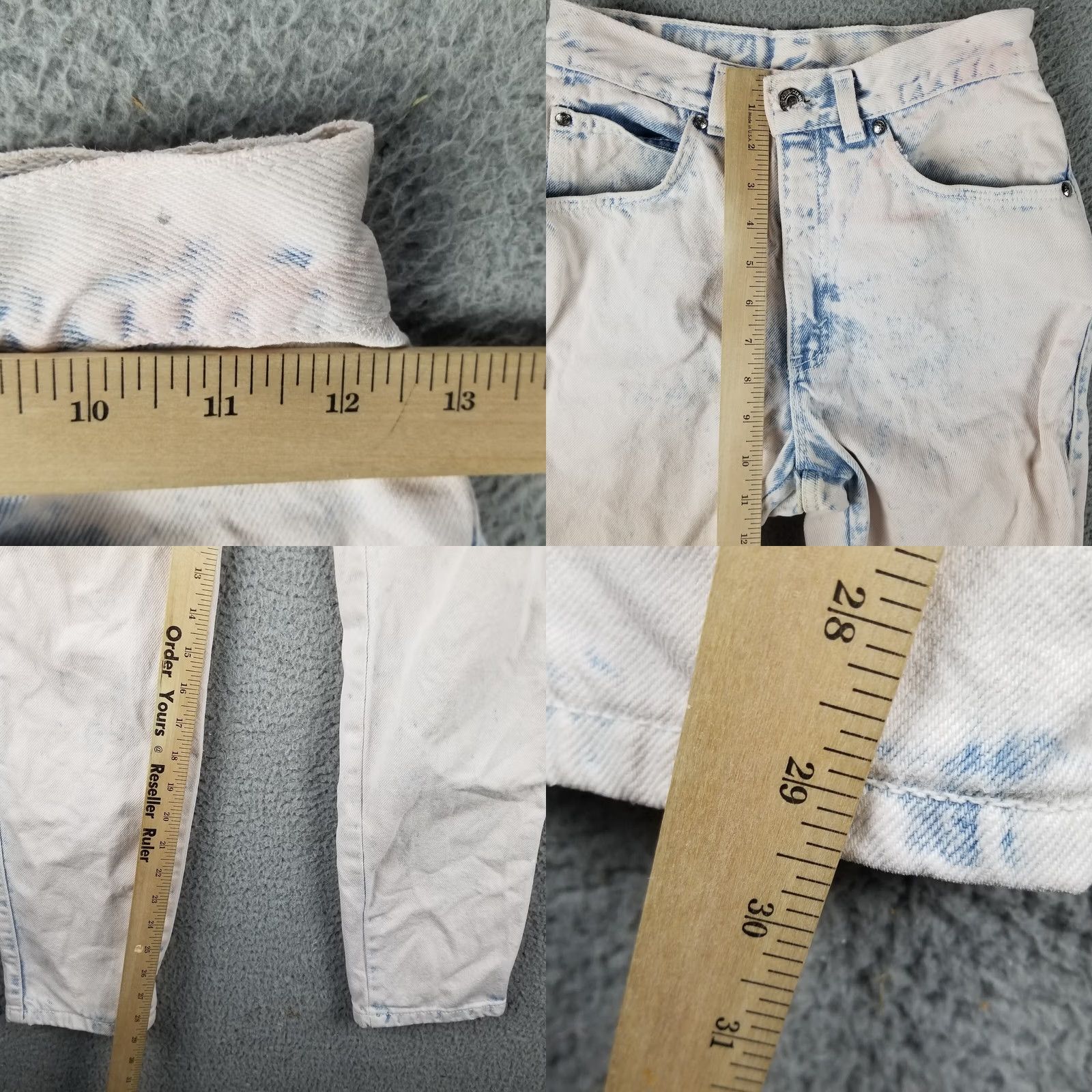 Levi's VINTAGE Levi's Jeans Woman 7 Acid Washed 900 Series 24X29 Tapered High Mom USA Jeans Women 24x29.5 Inseam USA 90s Theme Size 28" / US 6 / IT 42 - 8 Thumbnail