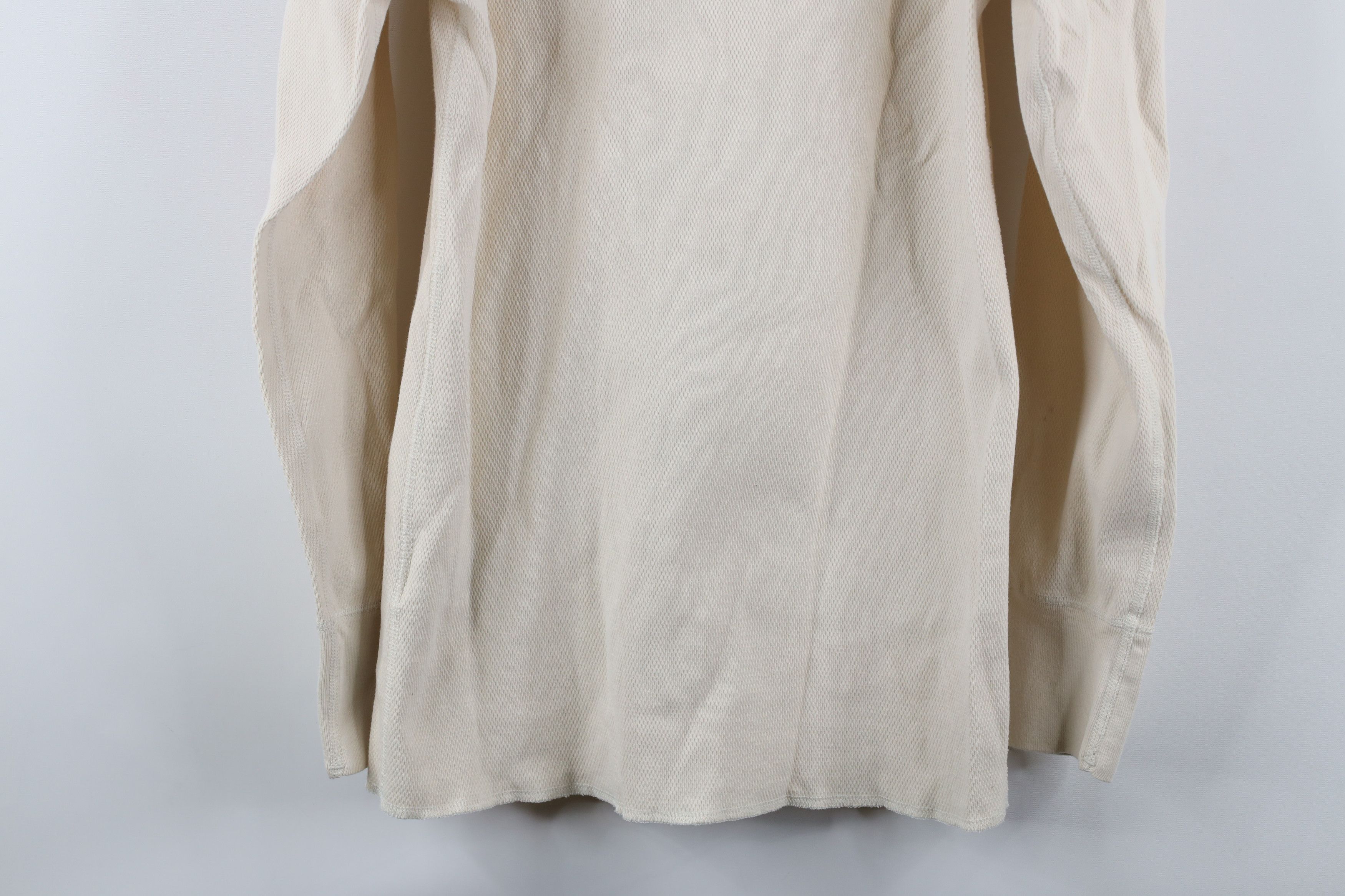 Carhartt × Vintage Vintage Carhartt Thermal Knit Long Sleeve T-Shirt Cream Size US M / EU 48-50 / 2 - 12 Thumbnail