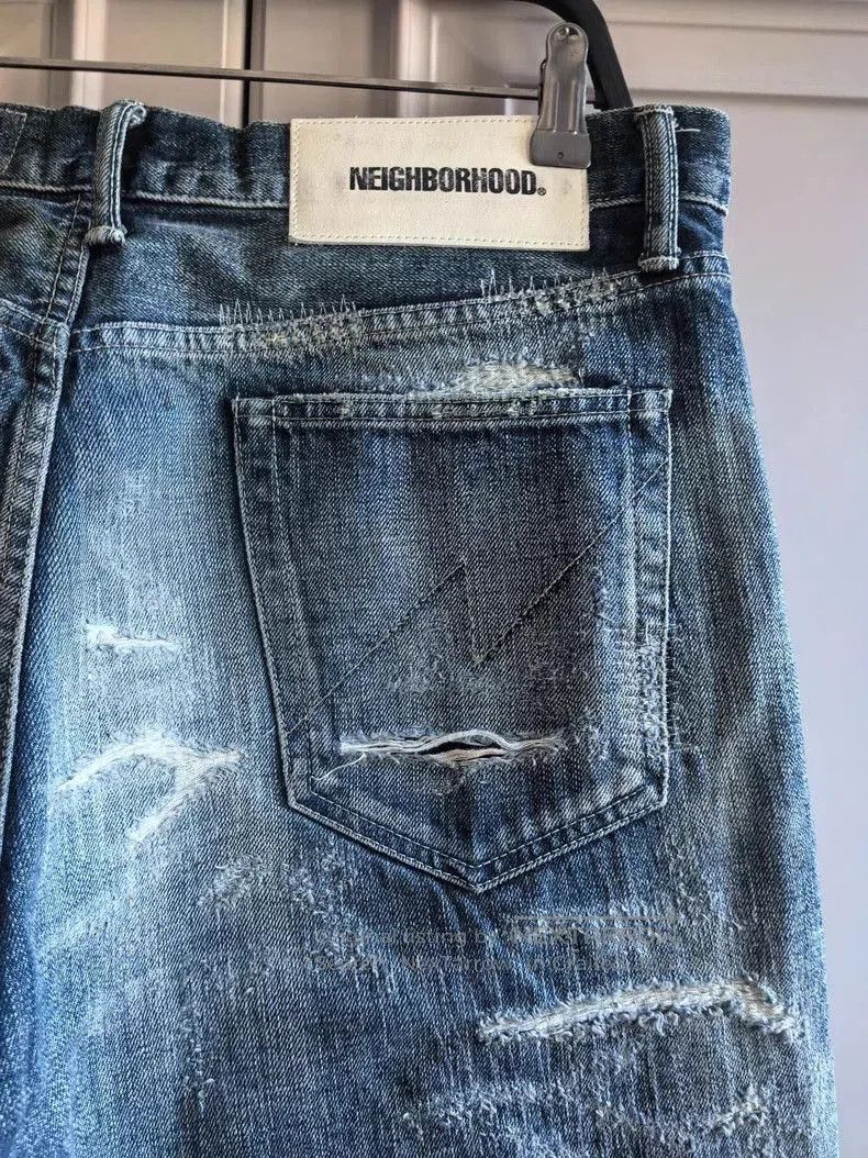 Neighborhood NEIGHBORHOOD 21ss DPB Distressed Jeans. Size US 44 / EU 60 - 3 Thumbnail