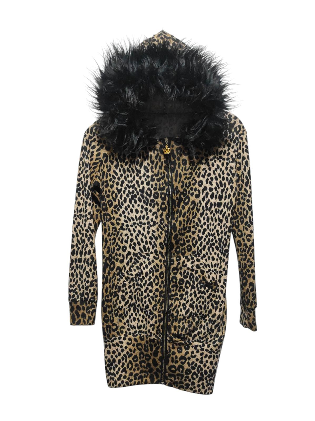 Japanese Brand Leopard zipper fur hoodie ifsix LGB style Size S / US 4 / IT 40 - 1 Thumbnail