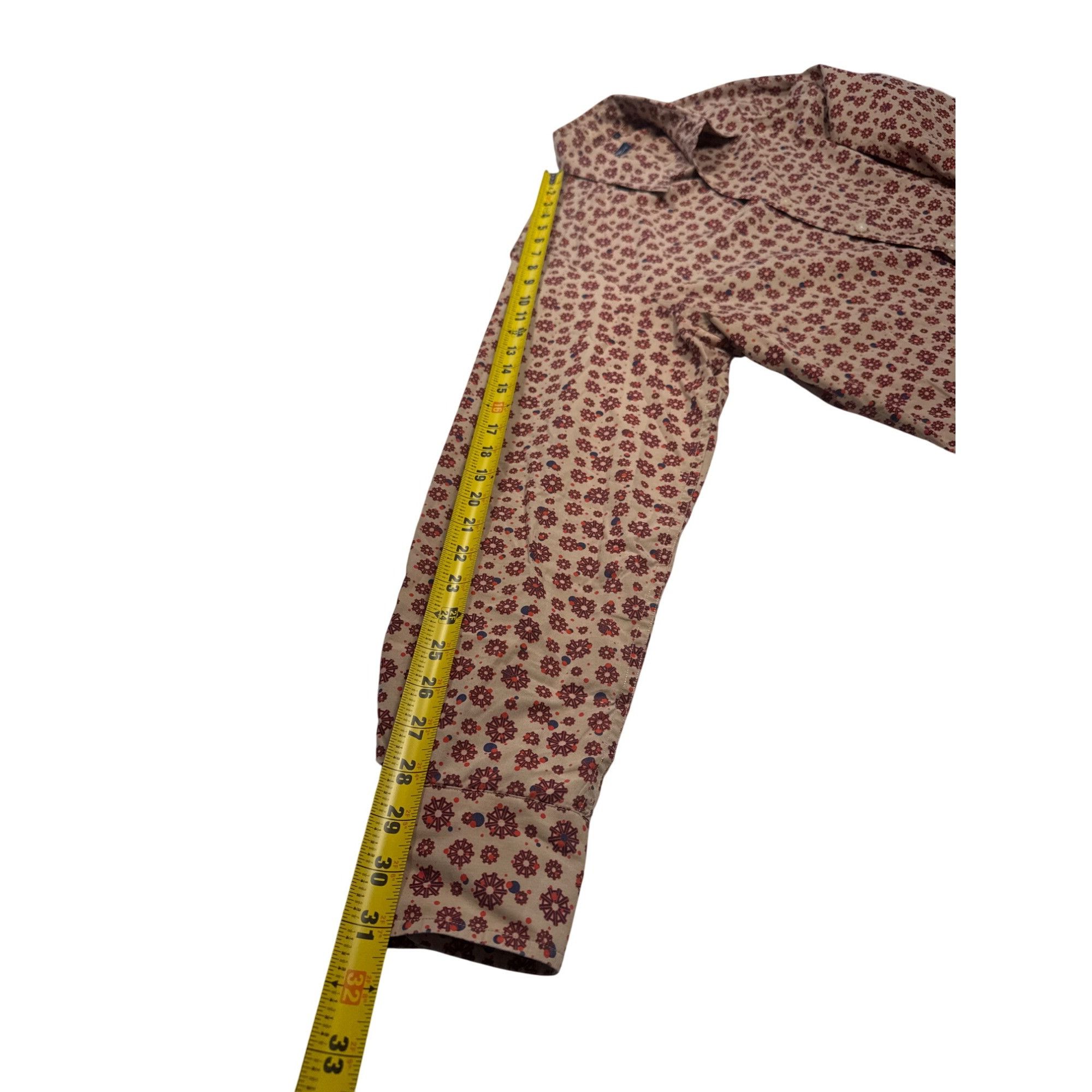 Robert Graham Robert Graham Mens Long Sleeve Shirt Rust geometric print Si Size US L / EU 52-54 / 3 - 5 Thumbnail