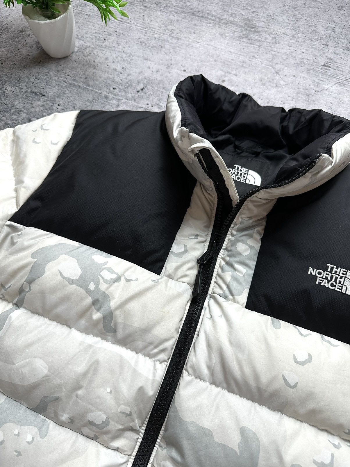The North Face The North Face 700 Nuptse Mountain Camo Puffer Jacket Size M / US 6-8 / IT 42-44 - 4 Thumbnail