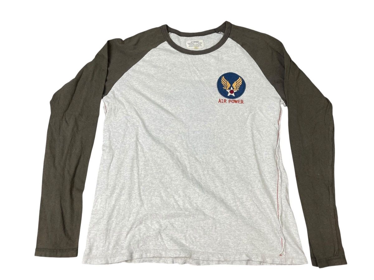 Avirex Vintage Avirex Army Air Force Long Sleeve Tshirt Size US XL / EU 56 / 4 - 2 Thumbnail