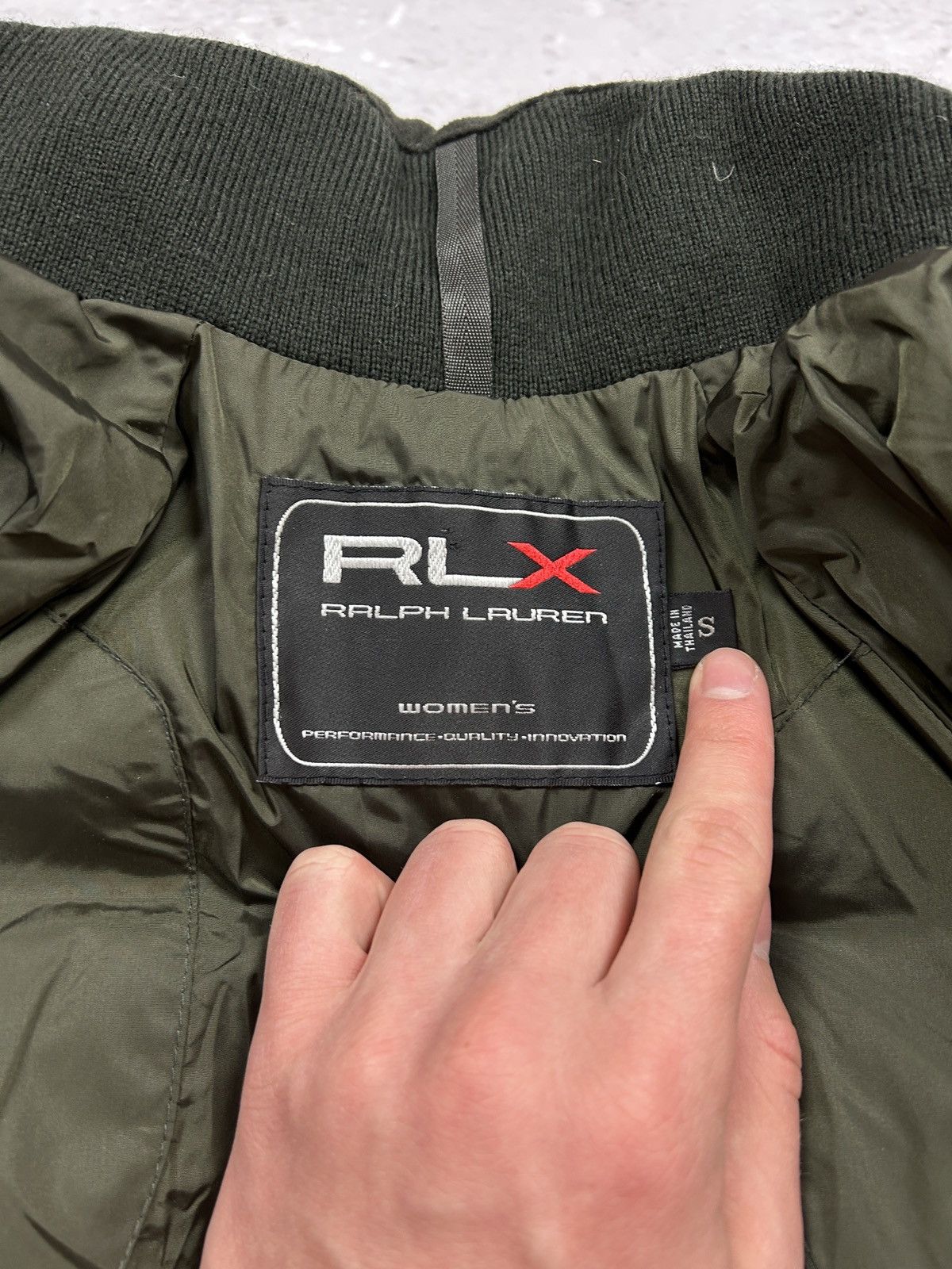 RLX Ralph Lauren × Ralph Lauren × Vintage 🔥VINTAGE RALPH LAUREN RLX HEAVYWEIGHT PADDED WOOL JACKET🔥 Size S / US 4 / IT 40 - 7 Thumbnail