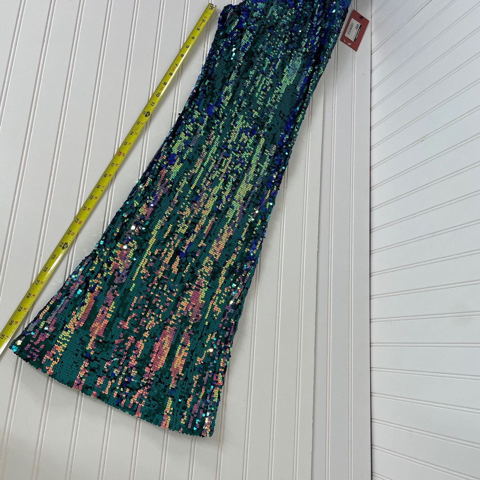 ALIX NYC NWT Alix NYC High Waisted Sequin Kimmel Pants Sz S Size 27" / US 4 / IT 40 - 7 Thumbnail