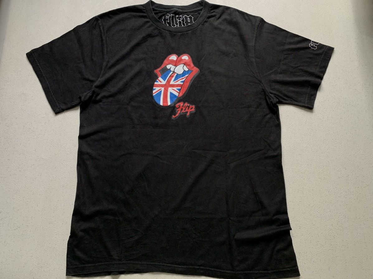 Flip Skateboards × The Rolling Stones RARE! Rolling Stones x Geoff Rowley Flip Skateboards Shirts Size US XL / EU 56 / 4 - 1 Thumbnail