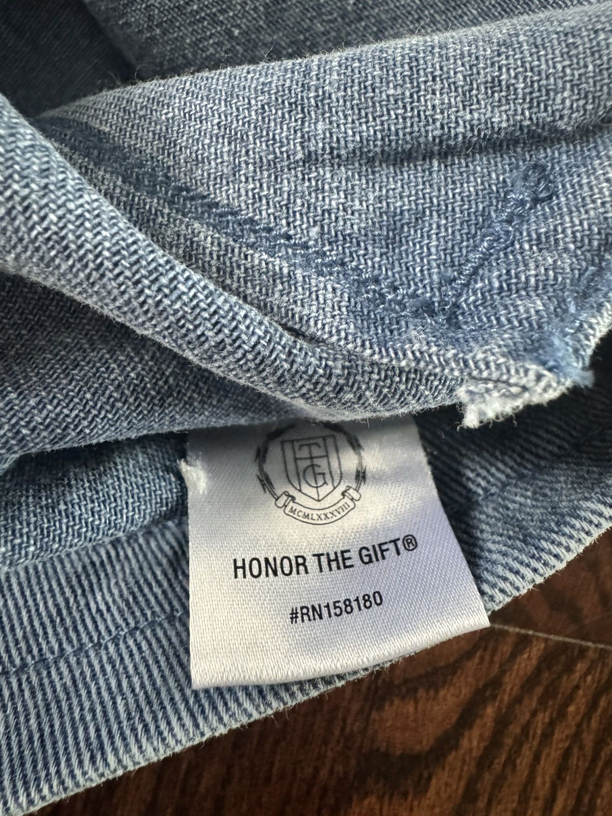 Honor the Gift Honor the gift denim shirt Size US M / EU 48-50 / 2 - 4 Thumbnail