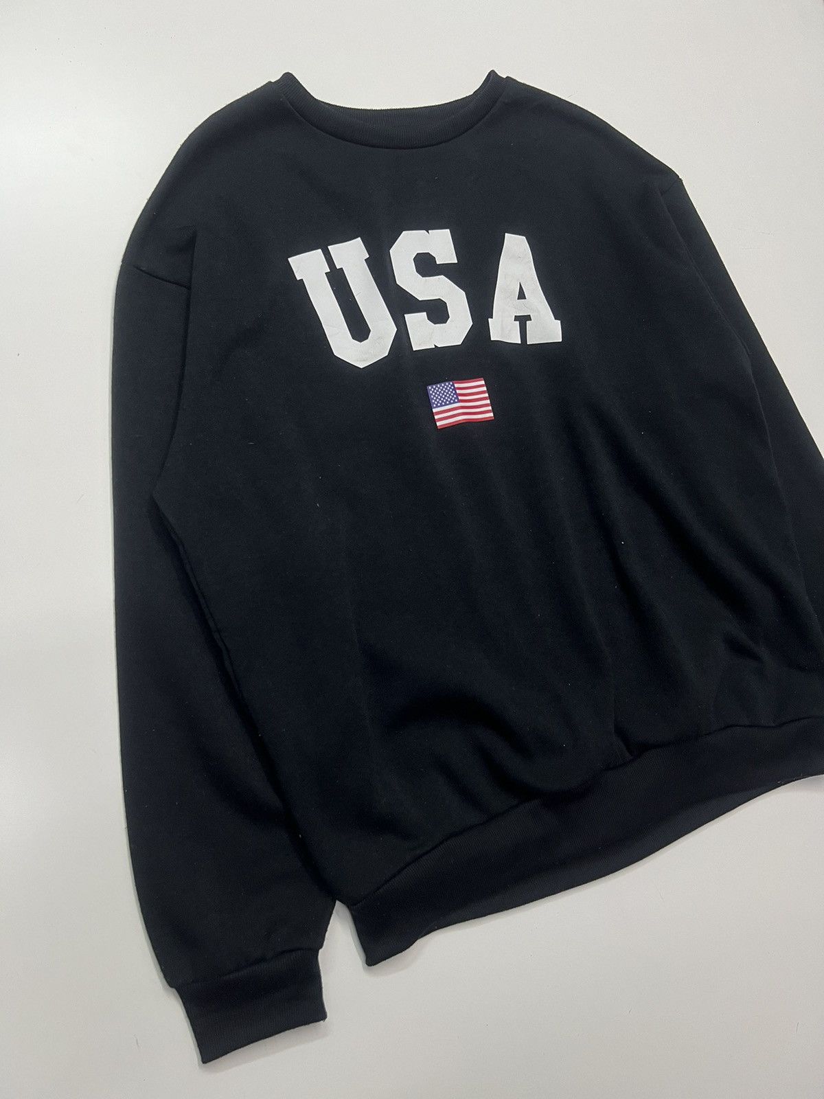 Vintage VINTAGE USA SPELLOUT SWEATSHIRT Size US XXL / EU 58 / 5 - 2 Thumbnail