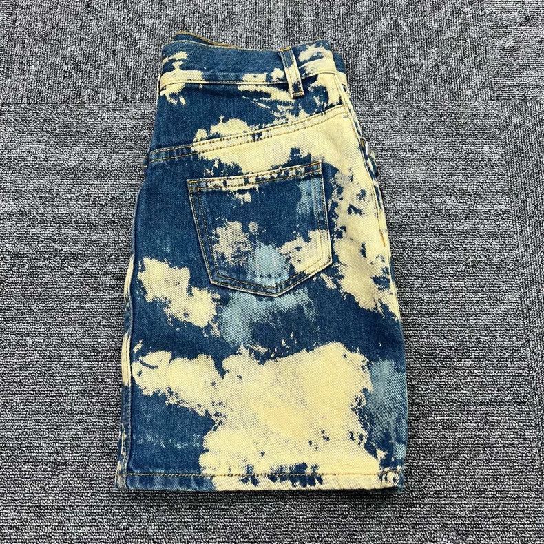 Gucci Gucci Denim Mini Skirt with Embroidered Bee-2505 Size 41" - 3 Thumbnail