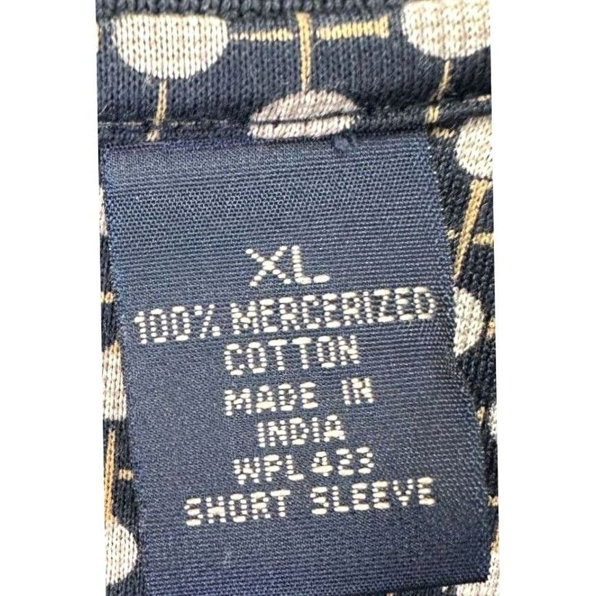 Dockers Dockers Polo Shirt Mens XL Black Polka Golf Mercerized Cotton Rugby NEW Size US XL / EU 56 / 4 - 4 Thumbnail