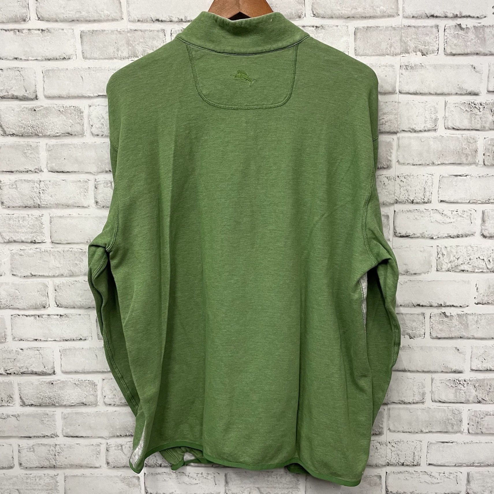 Tommy Bahama Tommy Bahama Pullover Sweater Green Half Zip-up Mens XL Size US XL / EU 56 / 4 - 5 Thumbnail