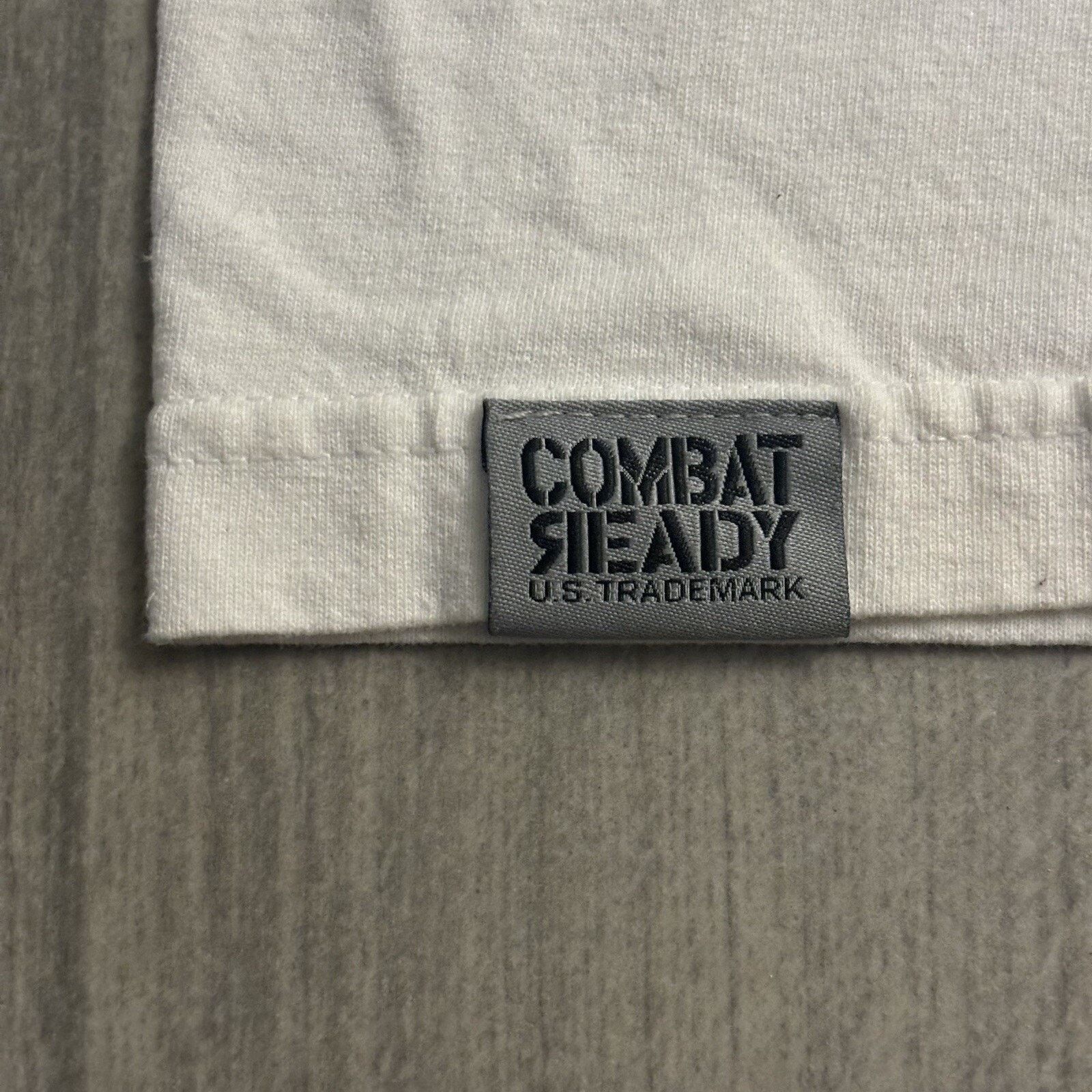 Other Combat Ready Men’s Large Cotton White Graphic Shirt Size US L / EU 52-54 / 3 - 6 Thumbnail