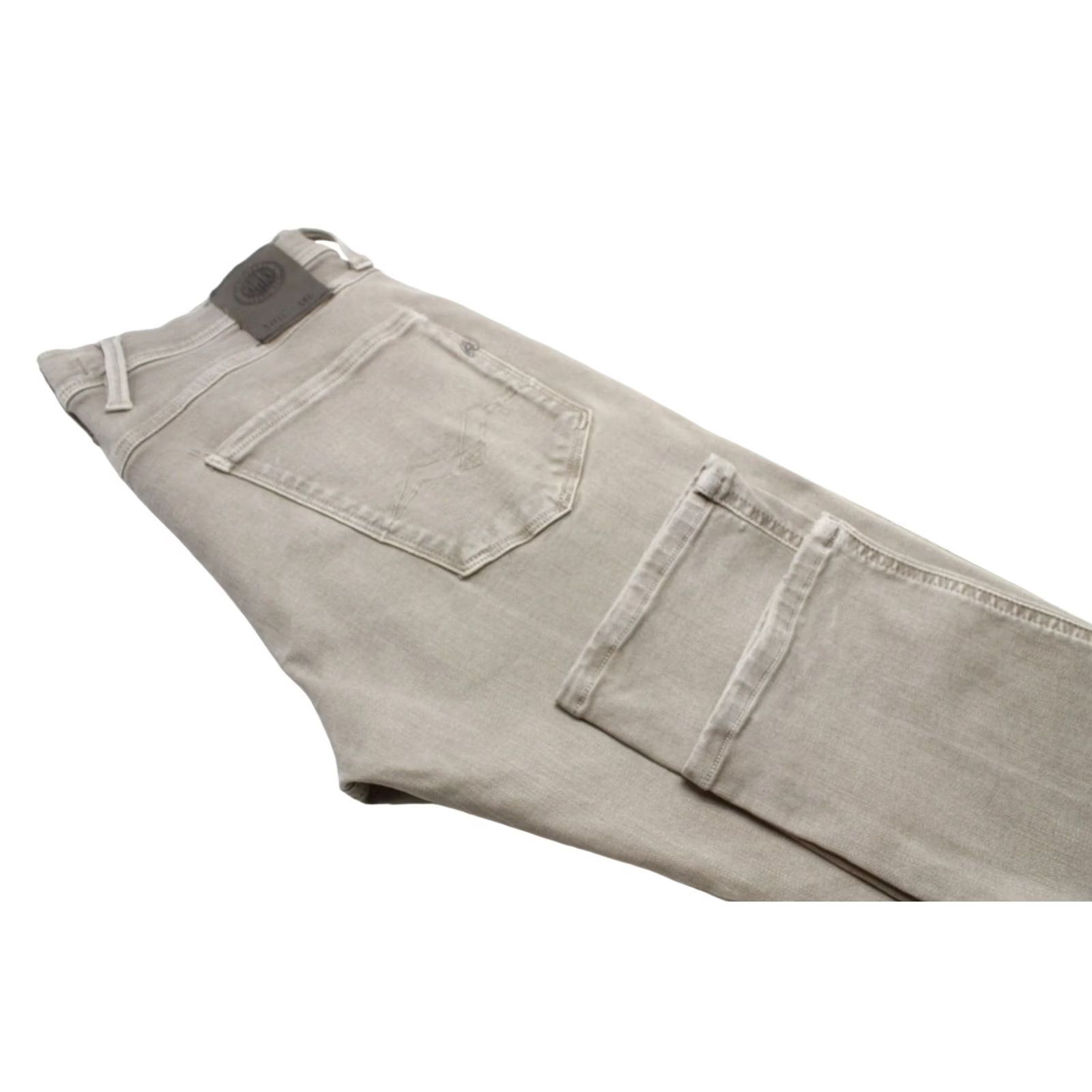Replay Replay Anbass HyperFlex Jeans Men's W29/L32 Stretchy Zip Fly Fade Effect Beige Size US 29 - 5 Thumbnail